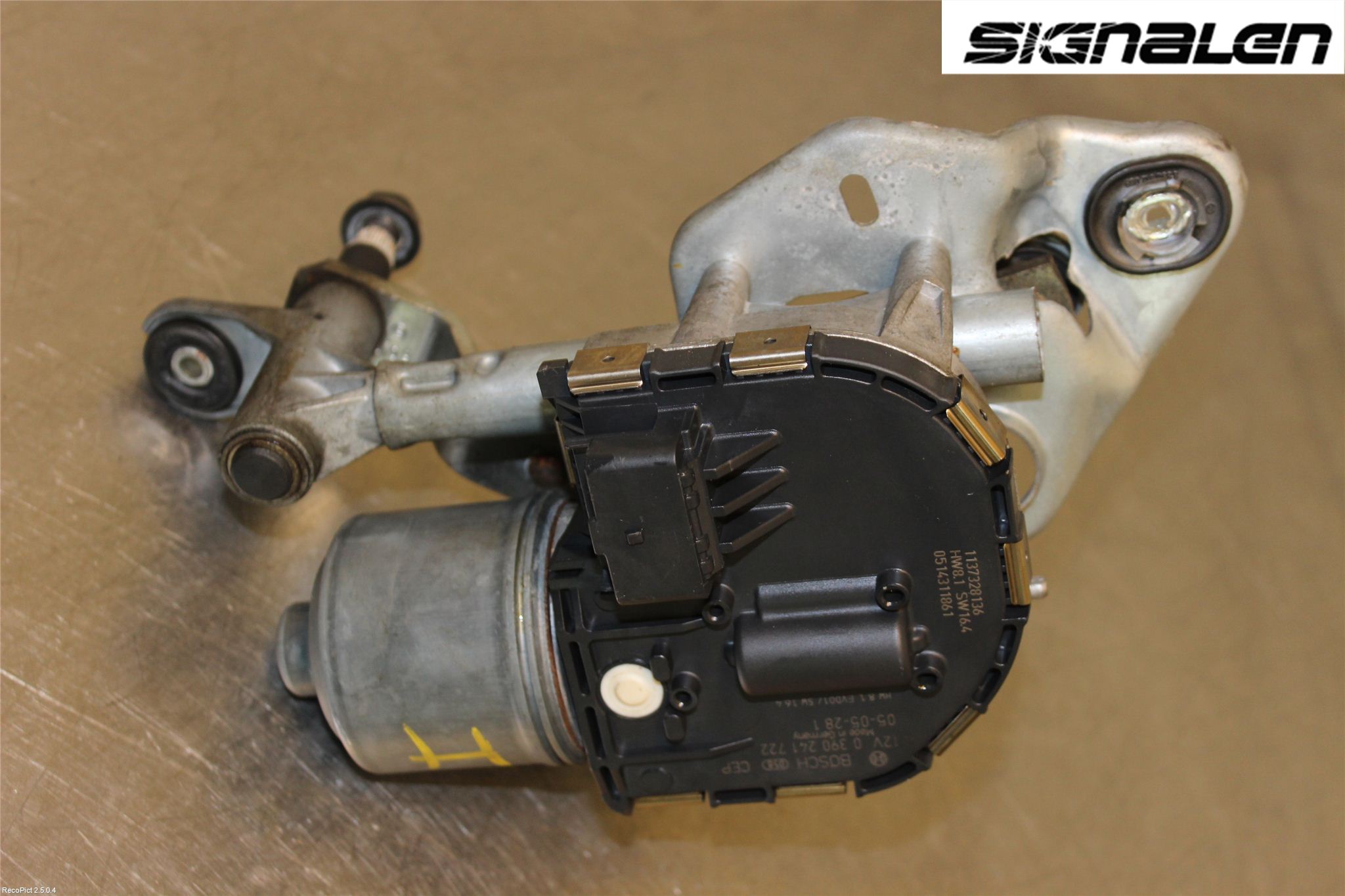 Peugeot 407 Viskermotor Frontrute