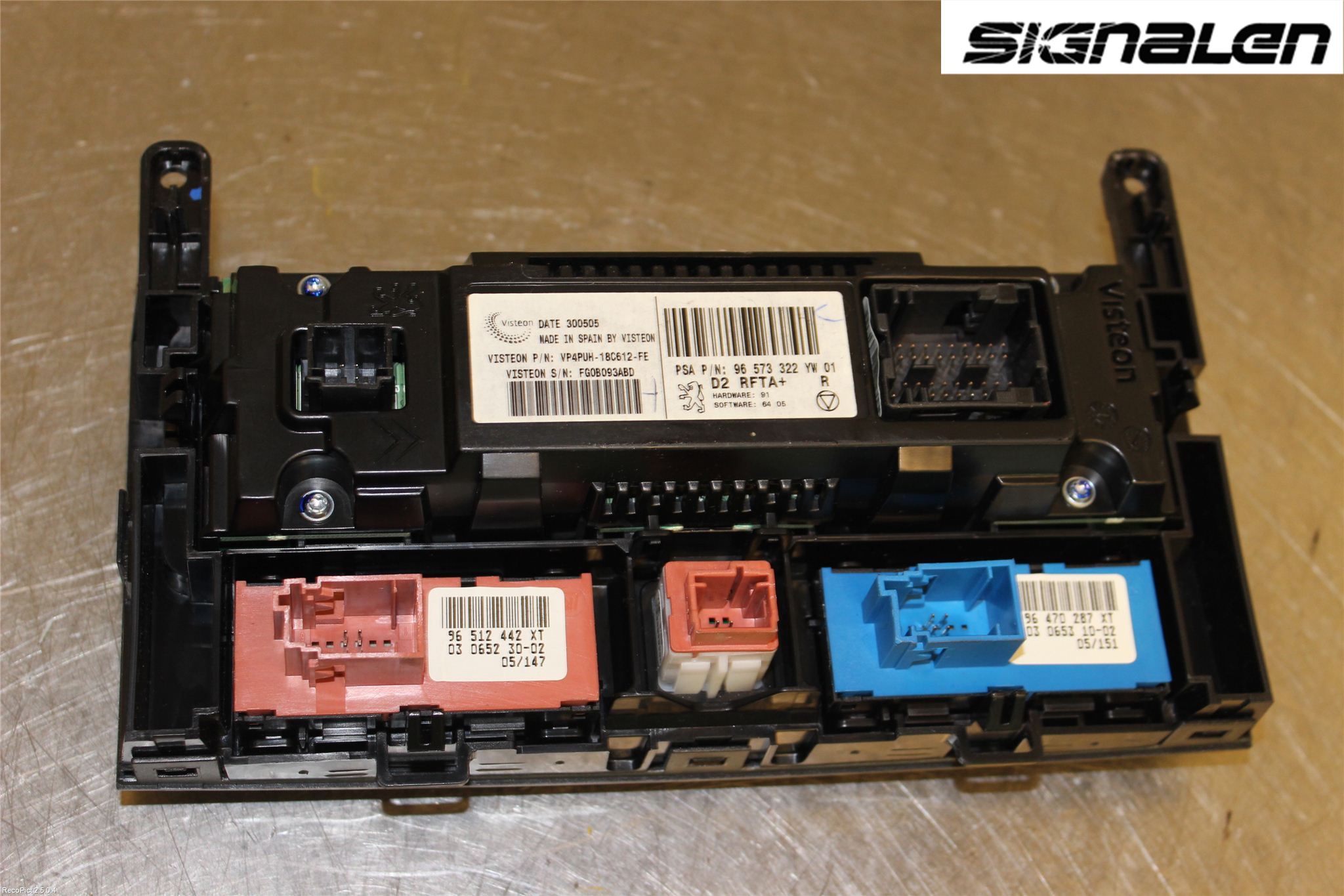 Peugeot 407 Varme Ac Betjening-Display
