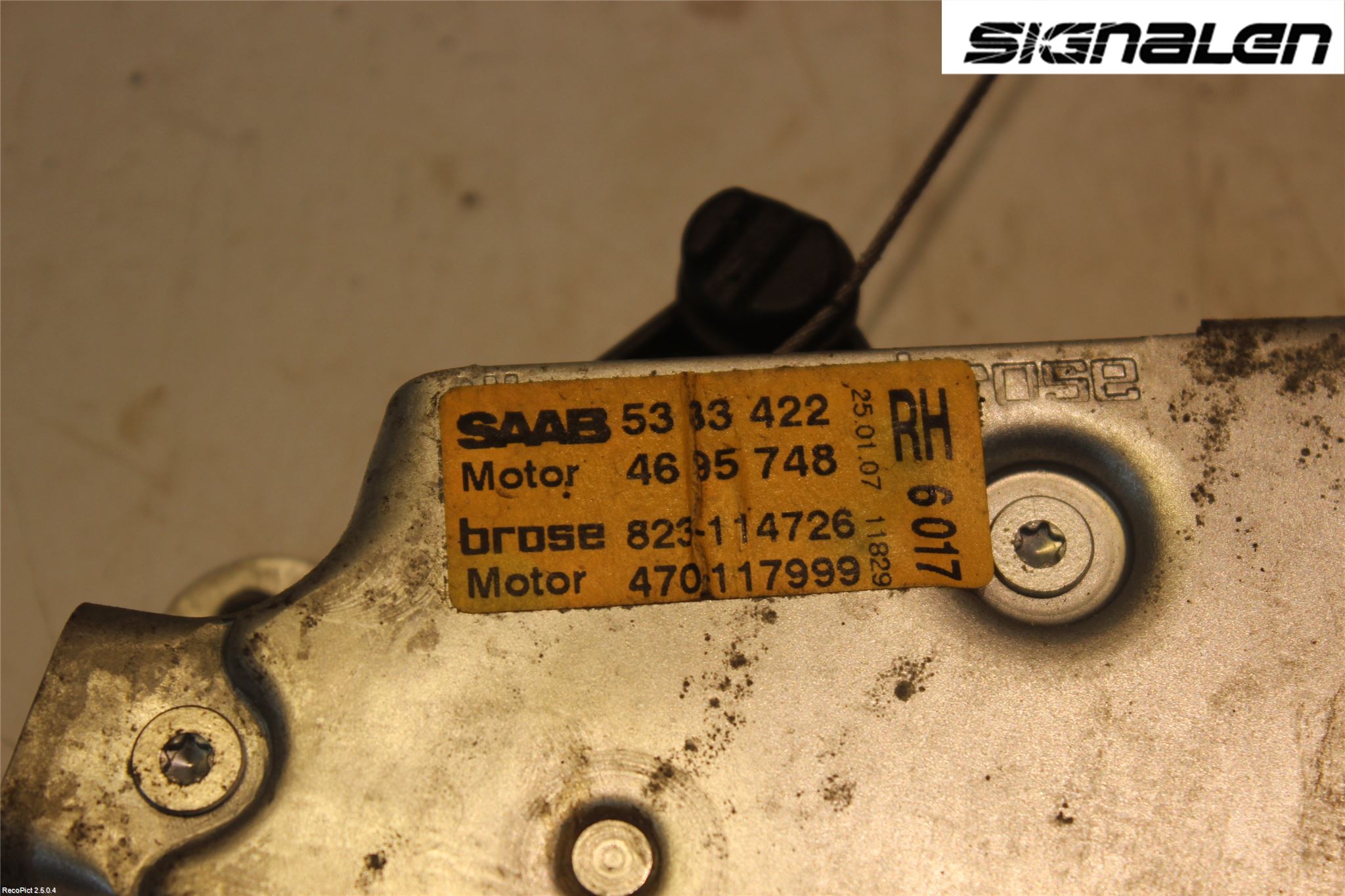 Saab 9-5     06-10 Vindusheis El Komp