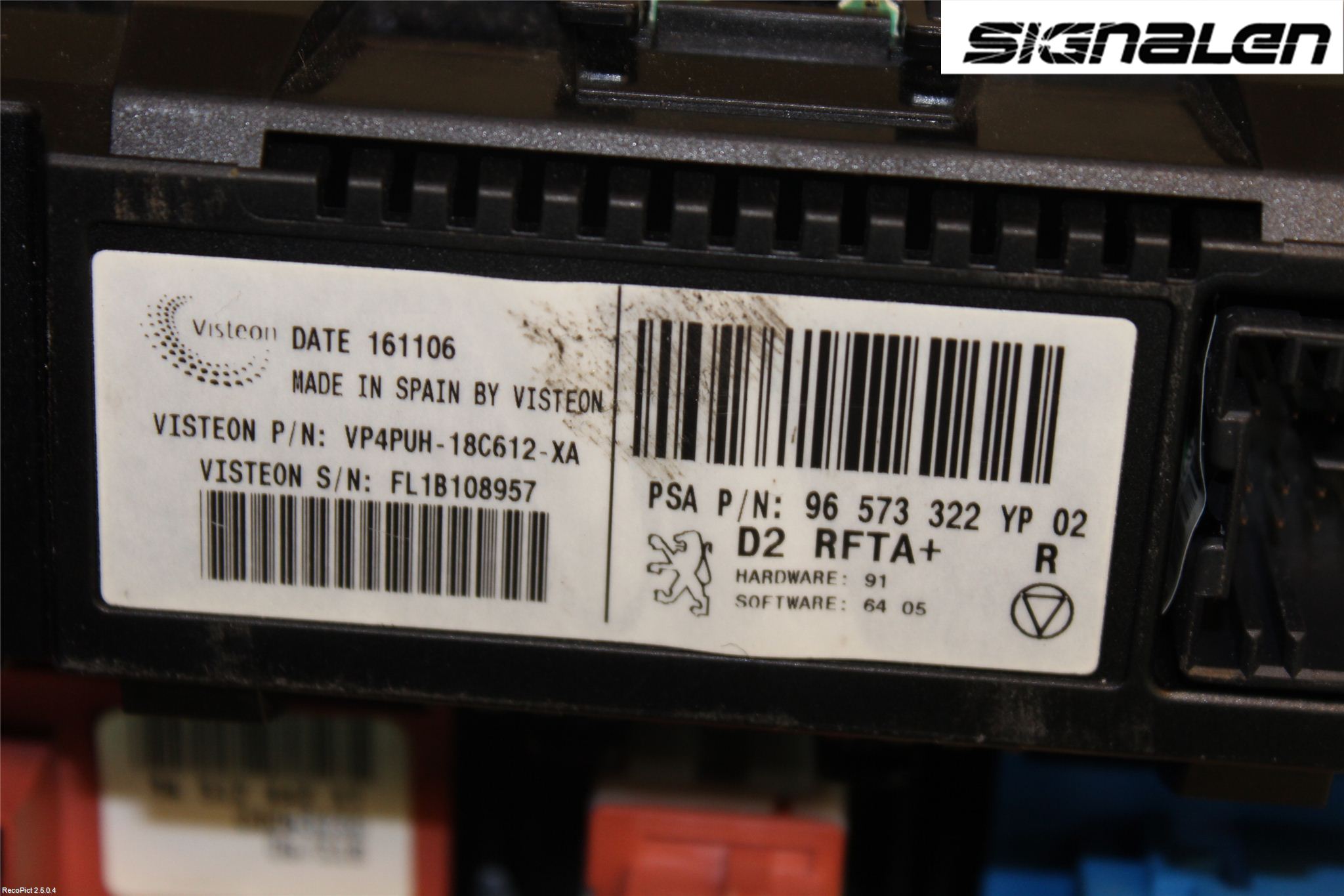 Peugeot 407 Varme Ac Betjening-Display