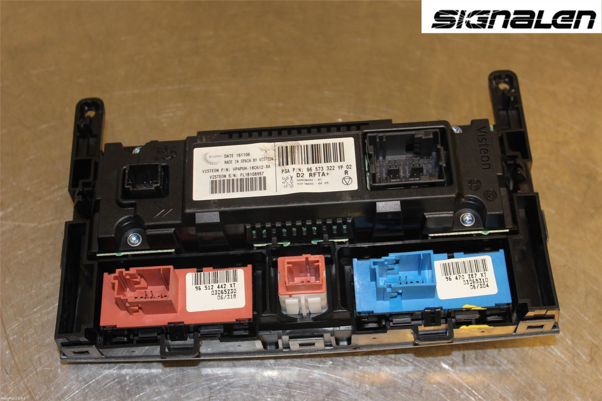 Peugeot 407 Varme Ac Betjening-Display
