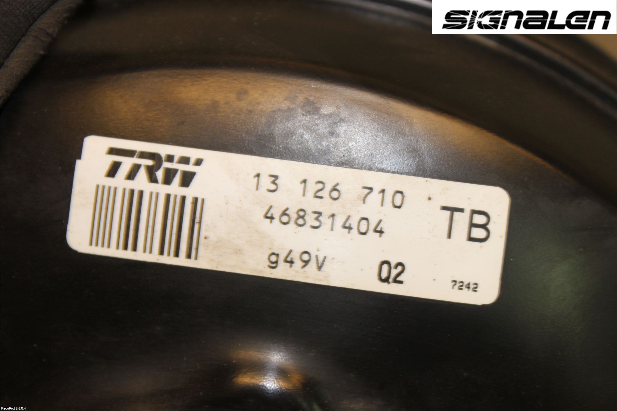 Saab 9-3 VER2/VER3 08-15 Bremseservo
