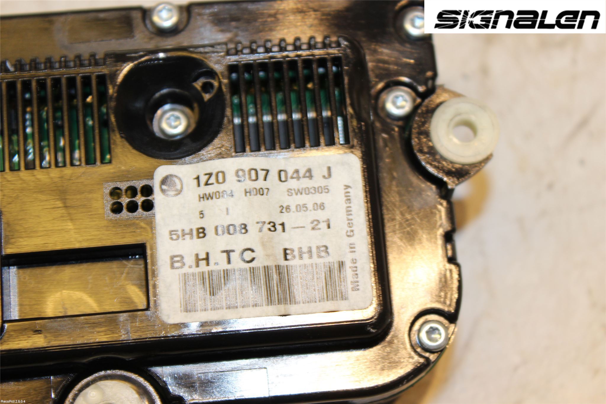 Skoda OCTAVIA (1Z) 05-13 Varme Ac Betjening-Display