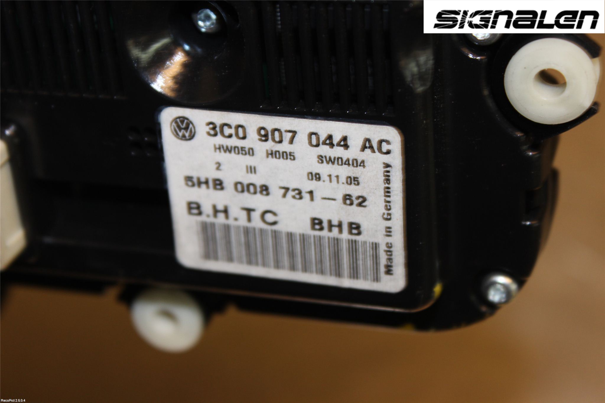 Volkswagen VW PASSAT 05-11 Varme Ac Betjening-Display