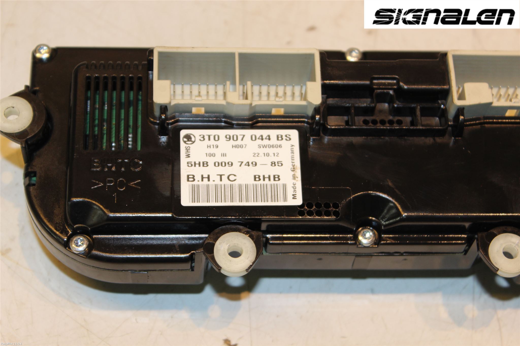 Skoda OCTAVIA (1Z) 05-13 Varme Ac Betjening-Display