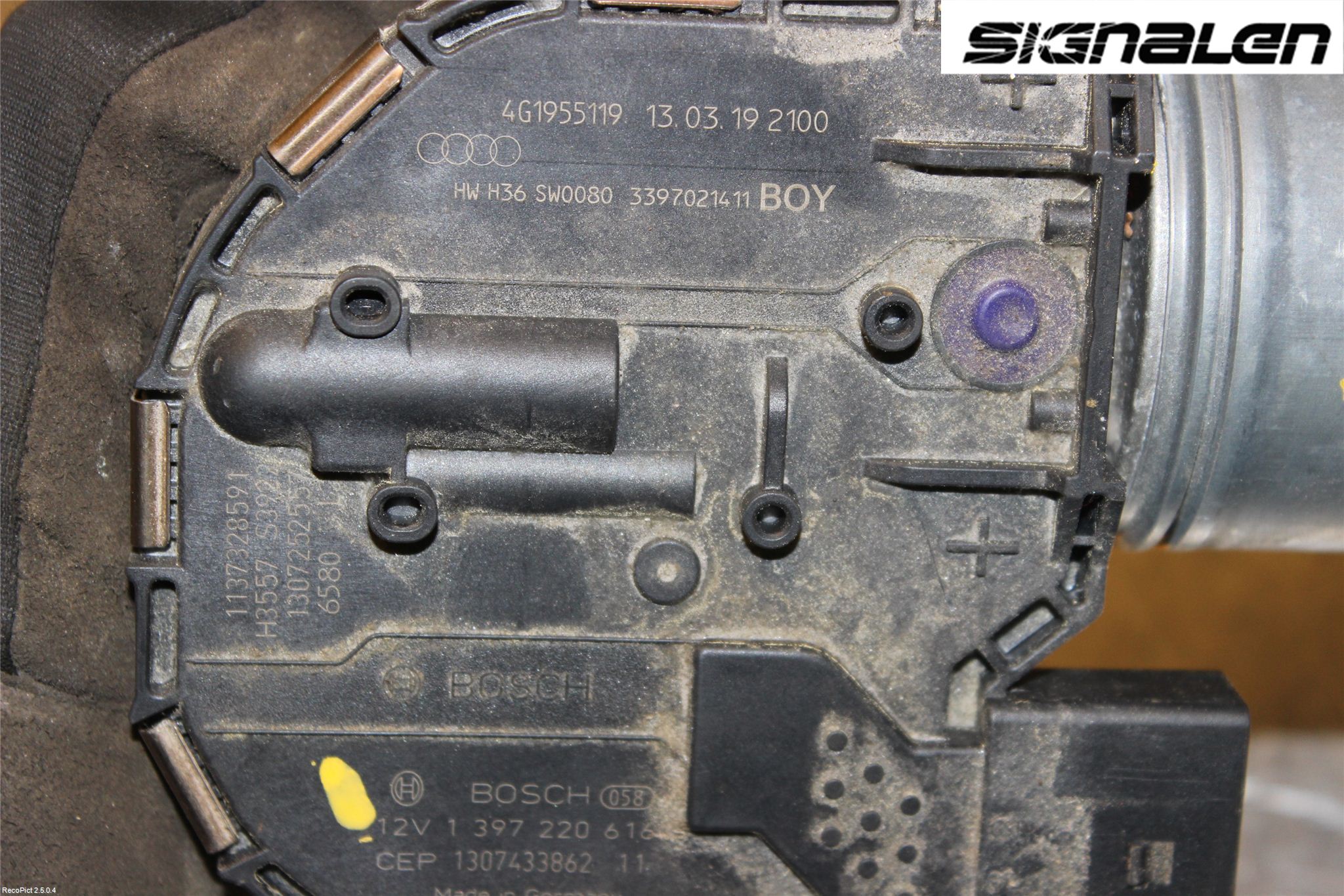 Audi A6/S6 4G 11-18 Viskermotor Frontrute