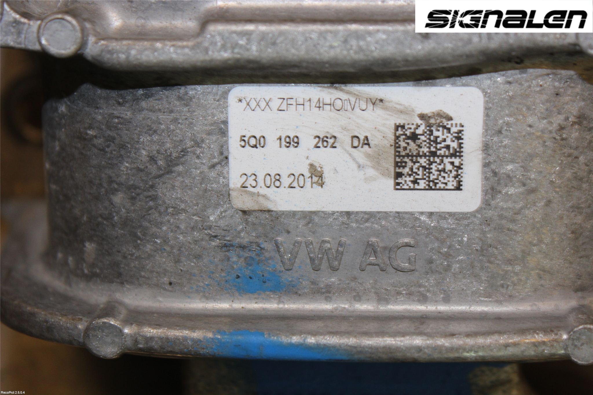Volkswagen VW GOLF / E-GOLF VII 13-20 Motor Feste Gummi