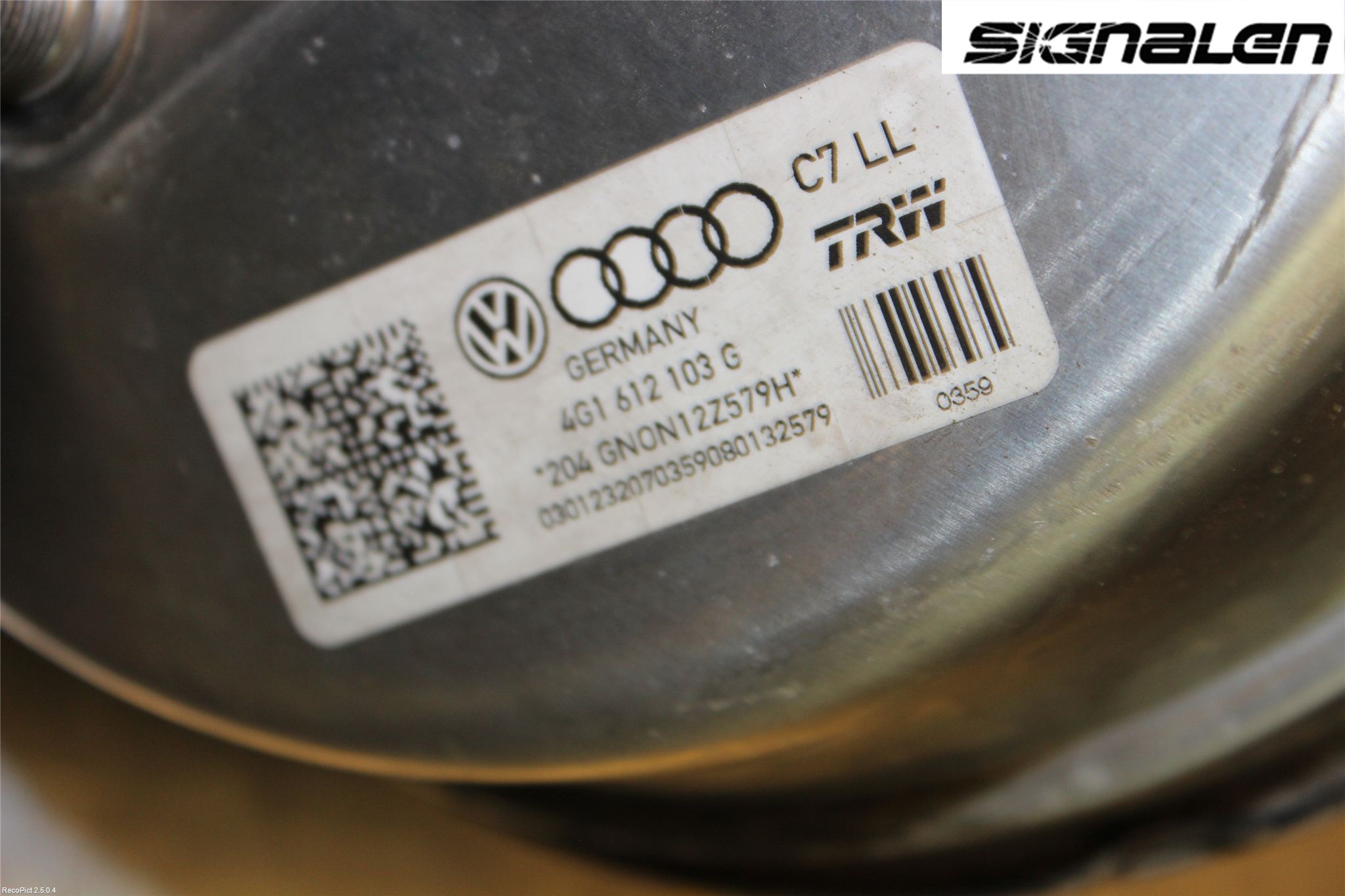 Audi A6/S6 4G 11-18 Bremseservo