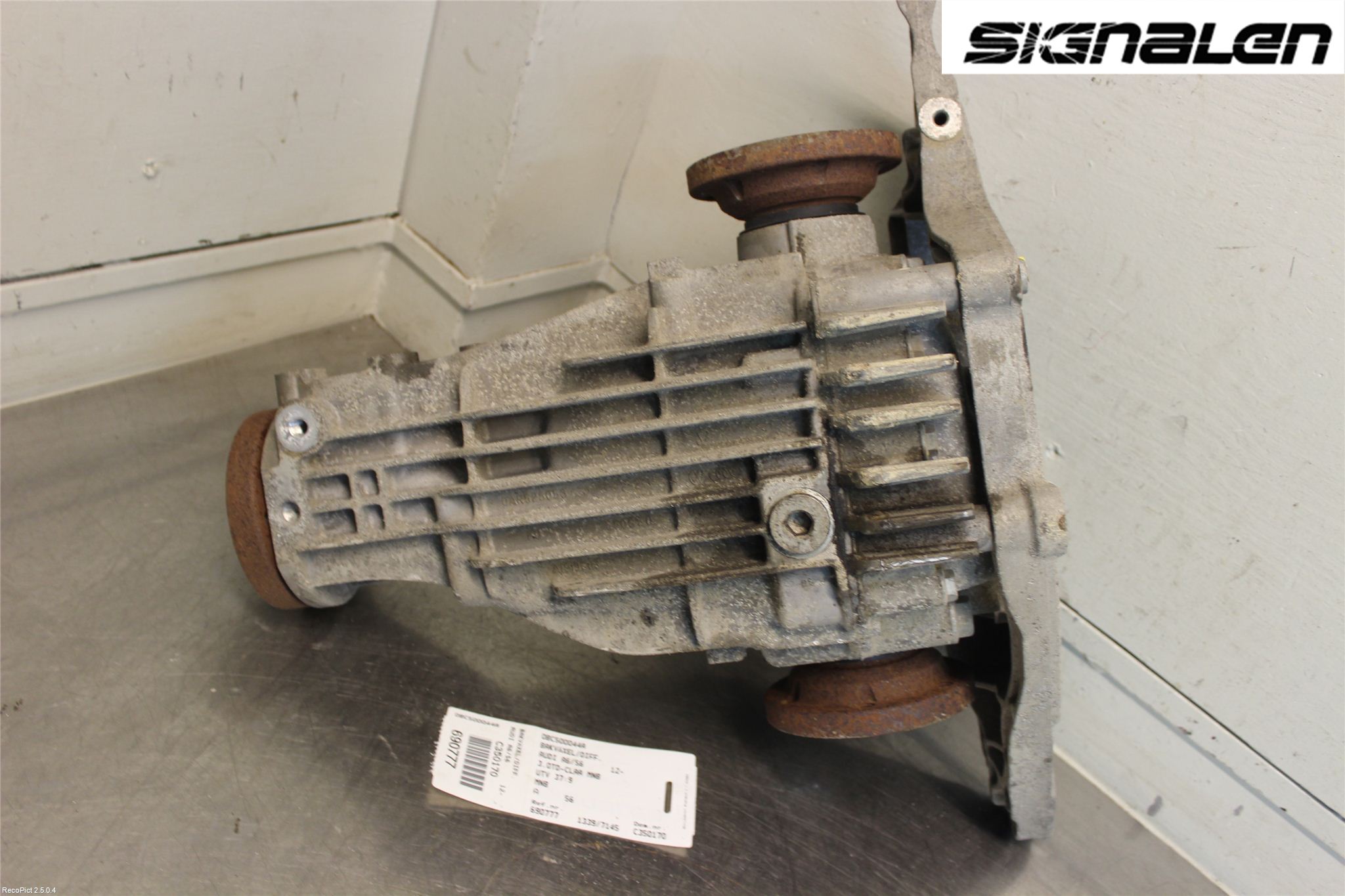 Audi A6/S6 4G 11-18 Bakaksel Kardang Bak -Diff