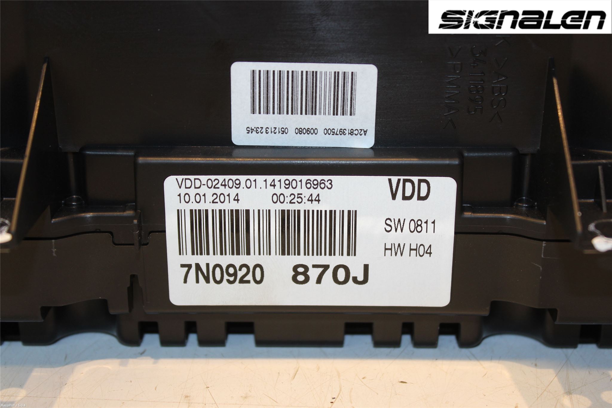 Volkswagen VW SHARAN 11- Instr Kombinert