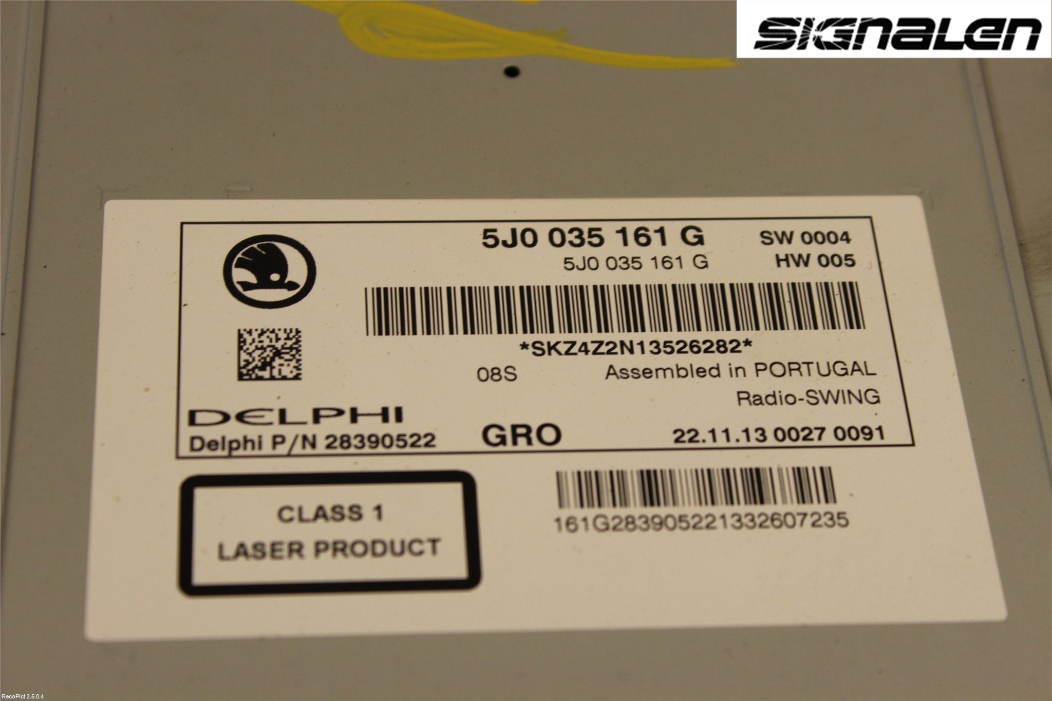 Skoda FABIA 07-14 Stereo Radio