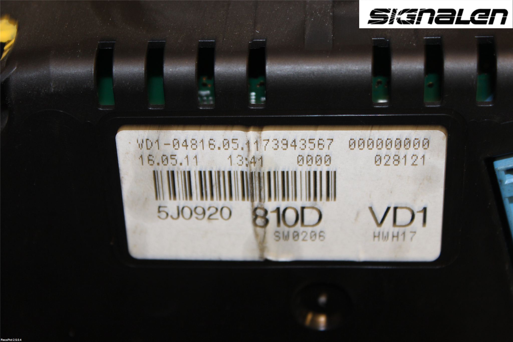 Skoda FABIA 07-14 Instr Kombinert