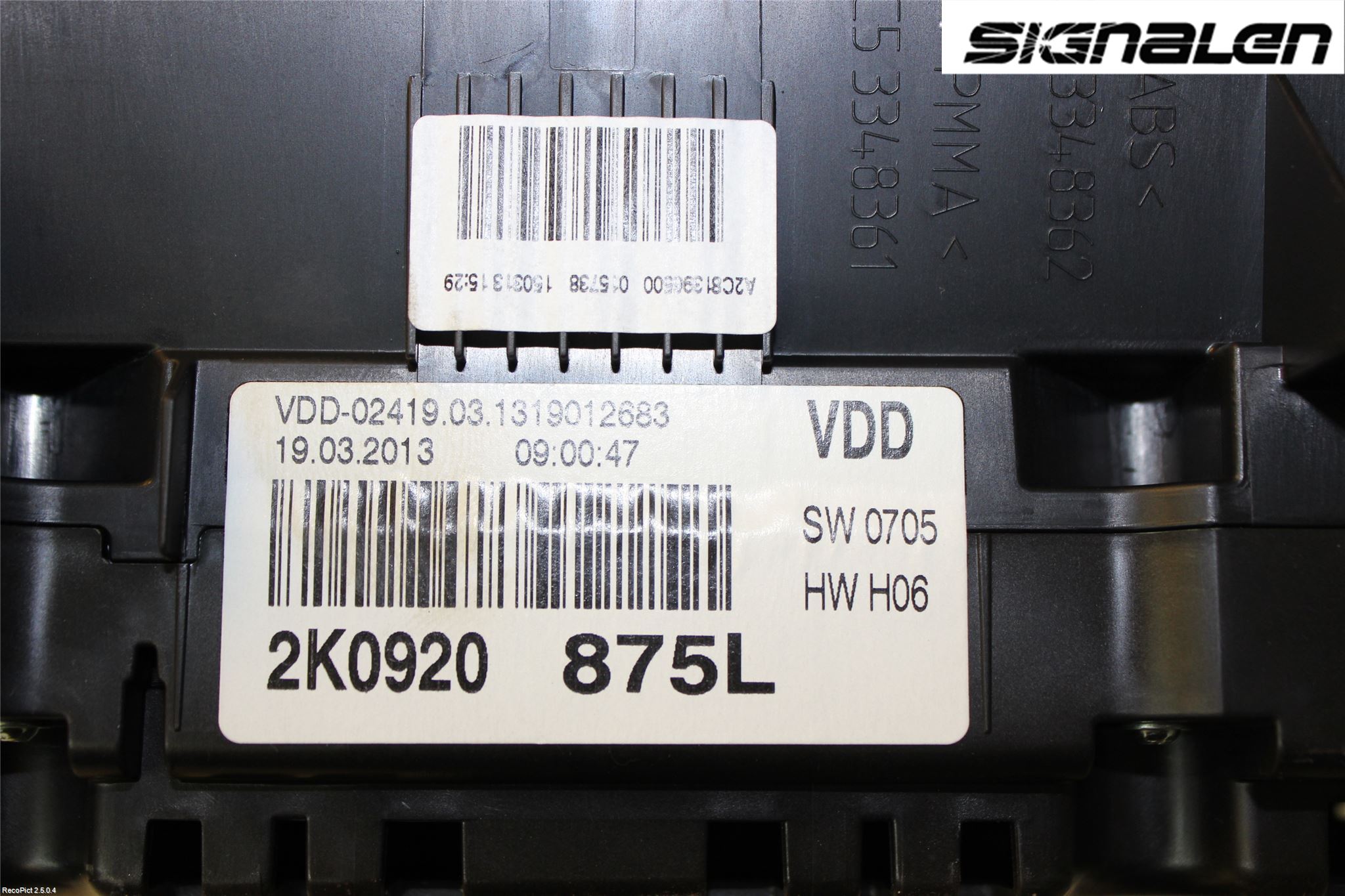 Volkswagen VW CADDY 11-15 Instr Kombinert