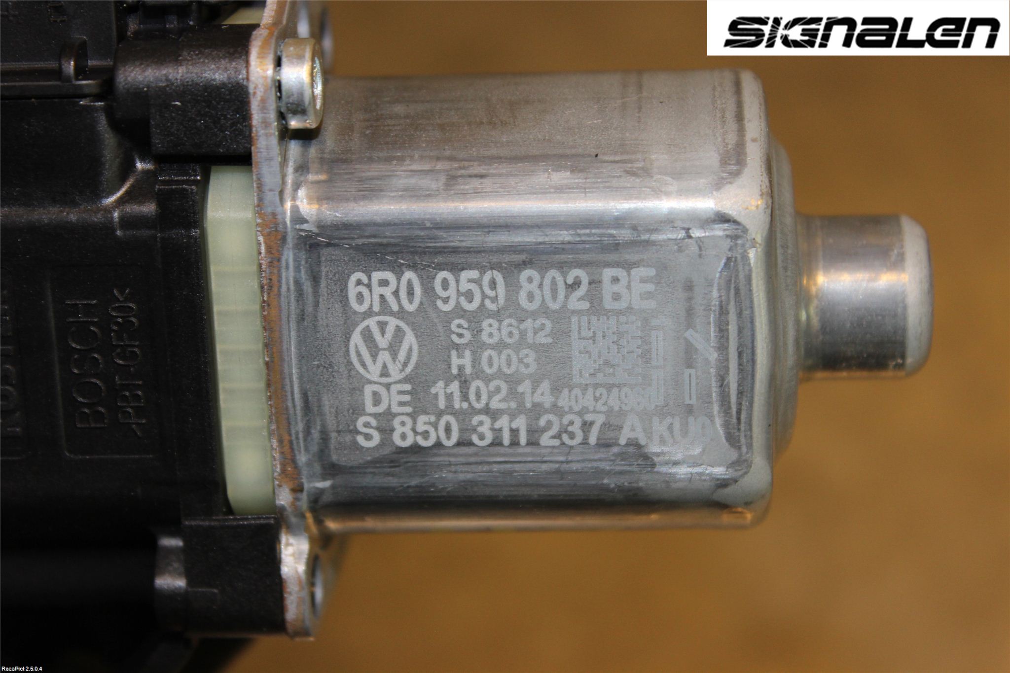 Volkswagen VW POLO 10-17 Vindusheismotor