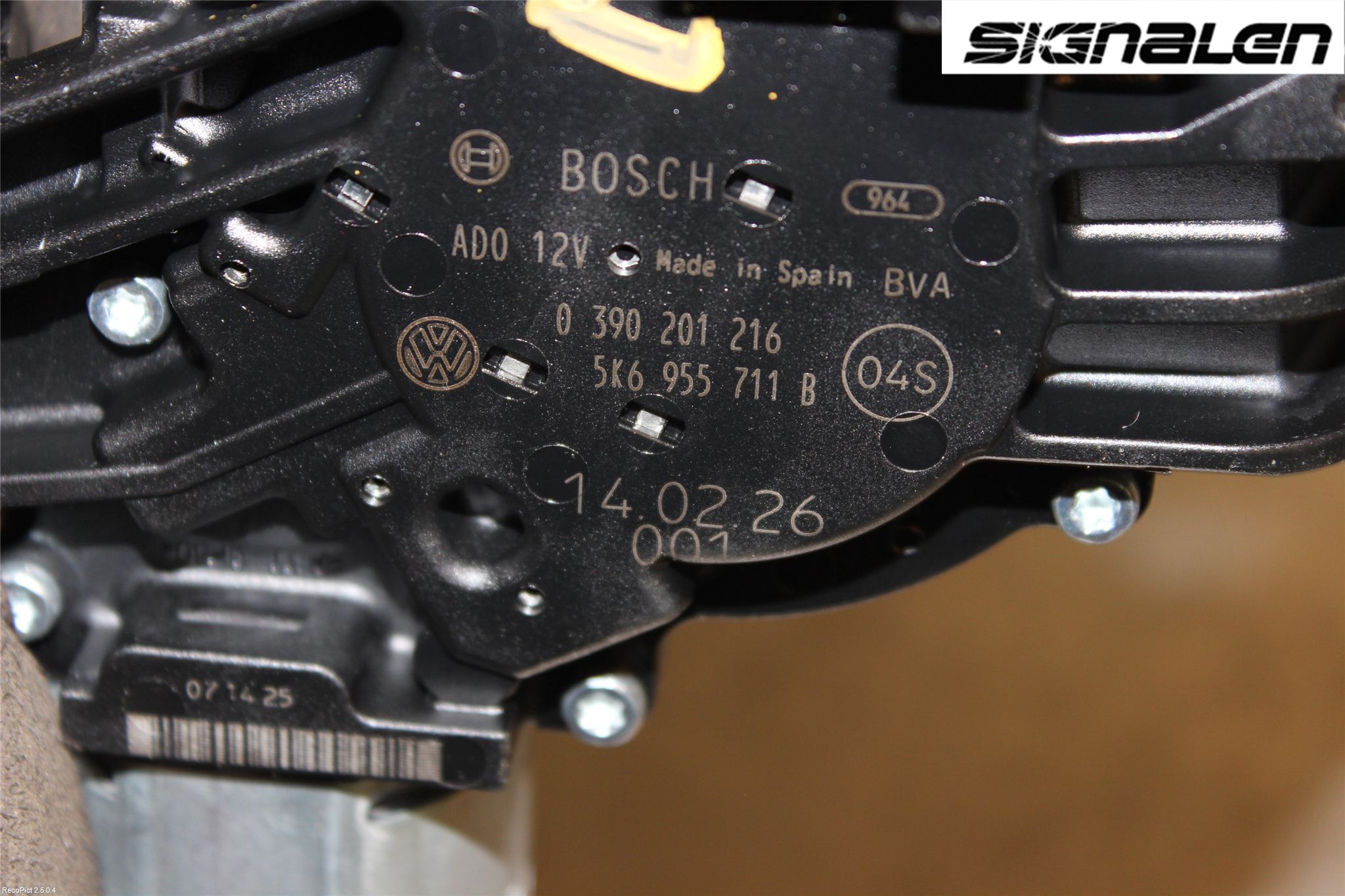 Volkswagen VW POLO 10-17 Viskermotor Bakluke
