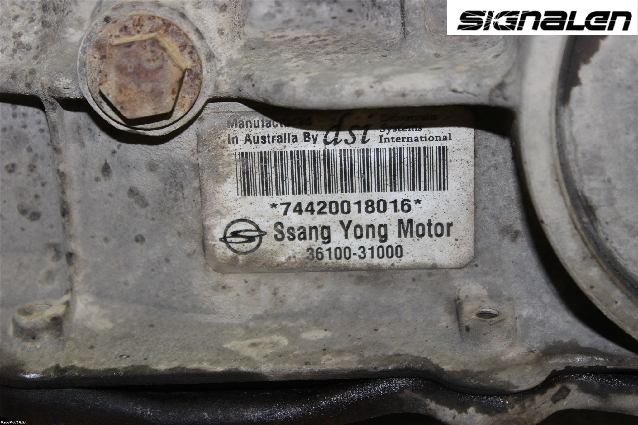 SsangYong SSANG YONG ACTYON/SPORT 06-17 Gearkasse Automat