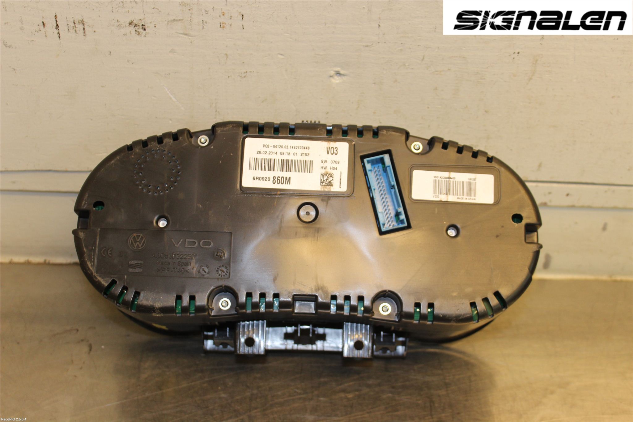 Volkswagen VW POLO 10-17 Instr Kombinert