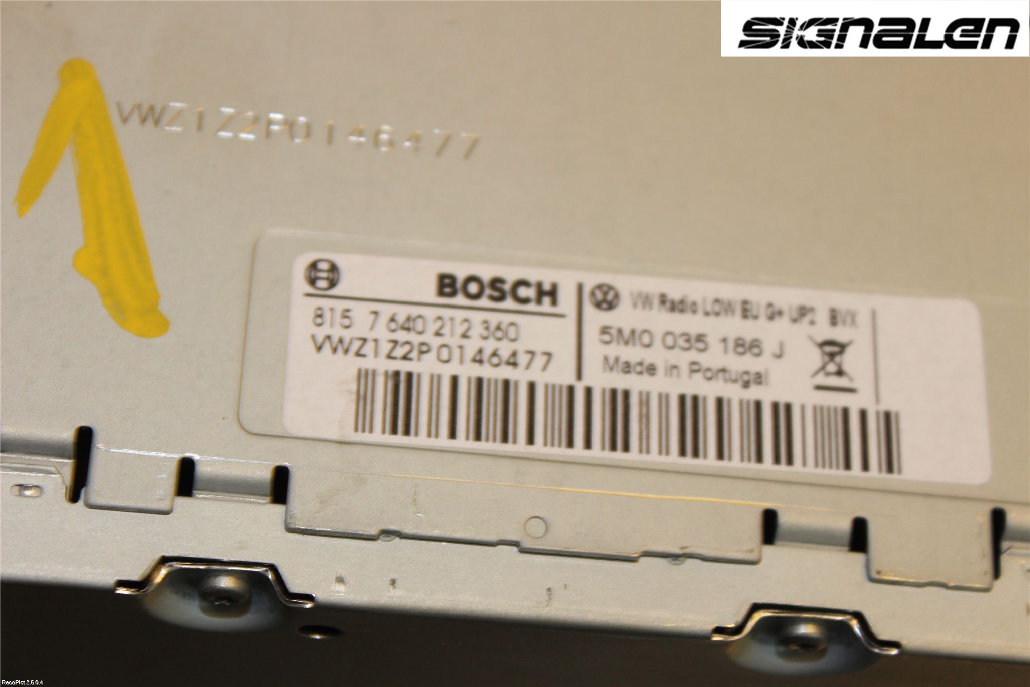 Volkswagen VW POLO 10-17 Stereo Radio