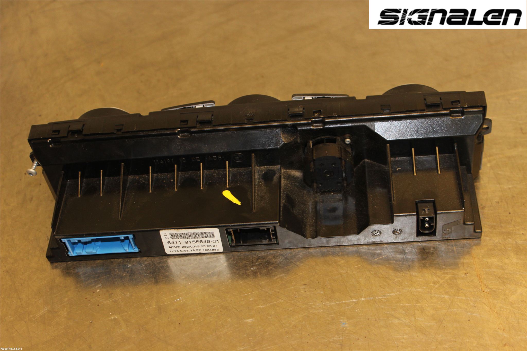 BMW 5 E60/61 Sed/Tou 02-10 Varme Ac Betjening-Display