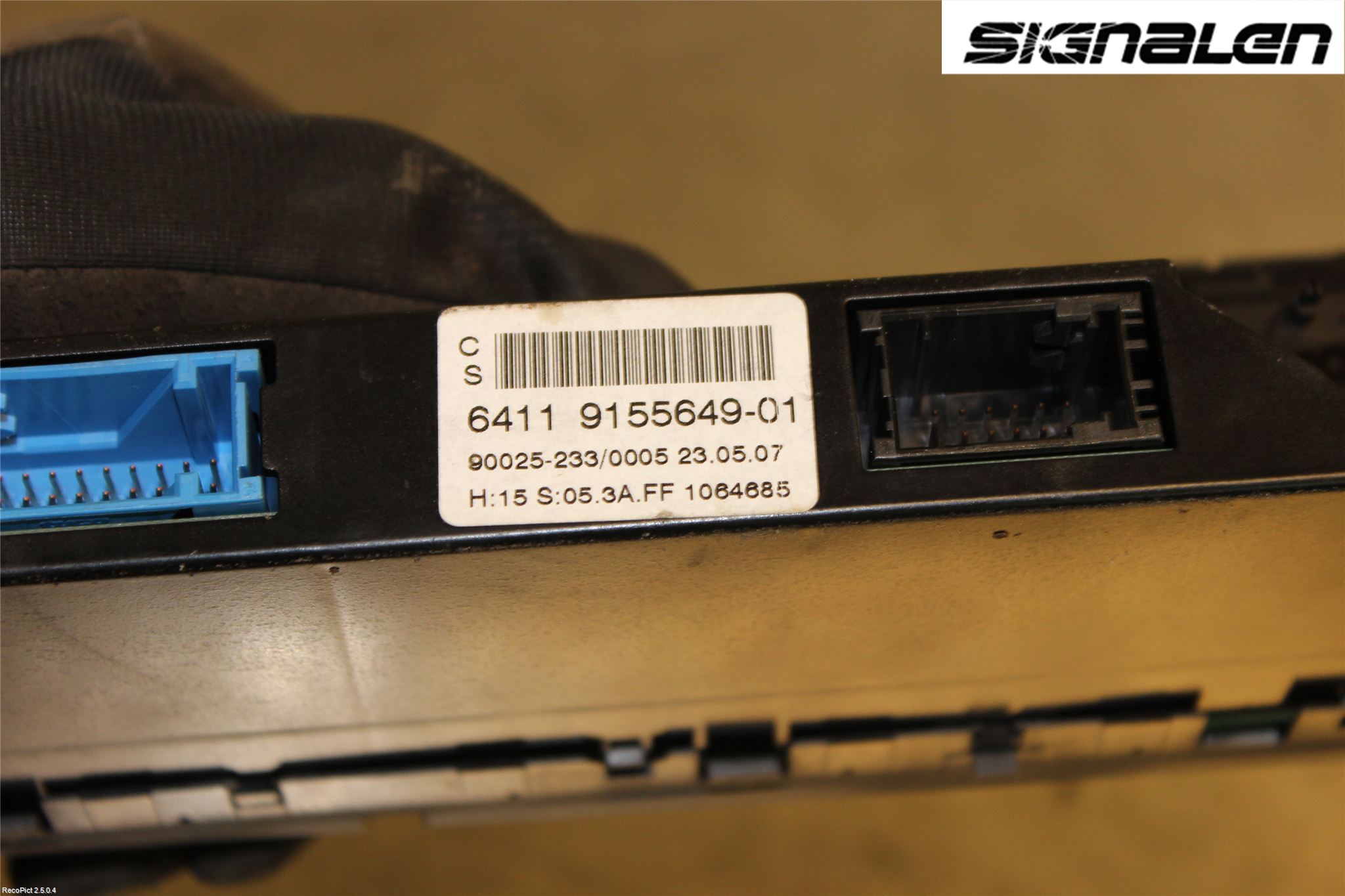 BMW 5 E60/61 Sed/Tou 02-10 Varme Ac Betjening-Display