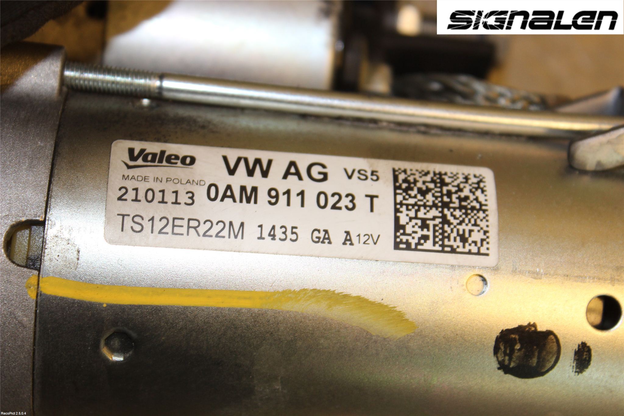 Volkswagen VW PASSAT 11-14 Startmotor