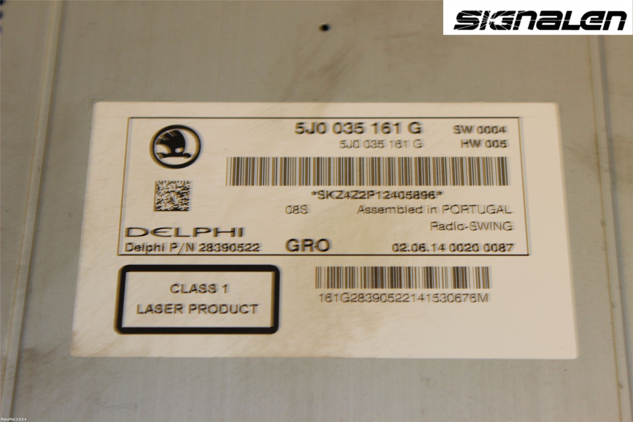 Skoda FABIA 07-14 Stereo Radio