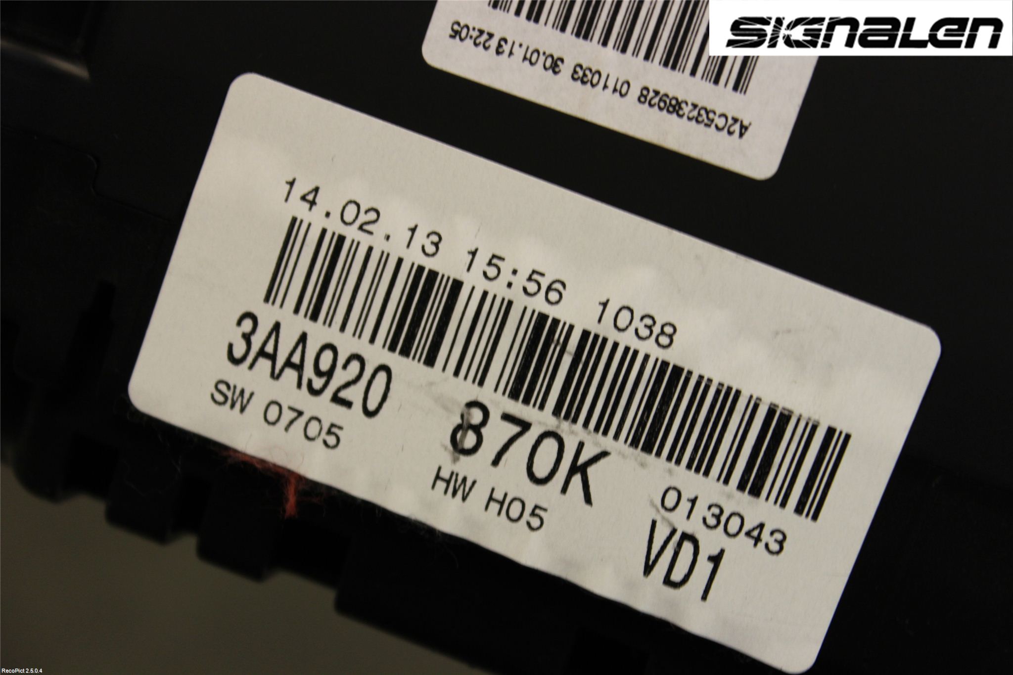 Volkswagen VW PASSAT 11-14 Instr Kombinert
