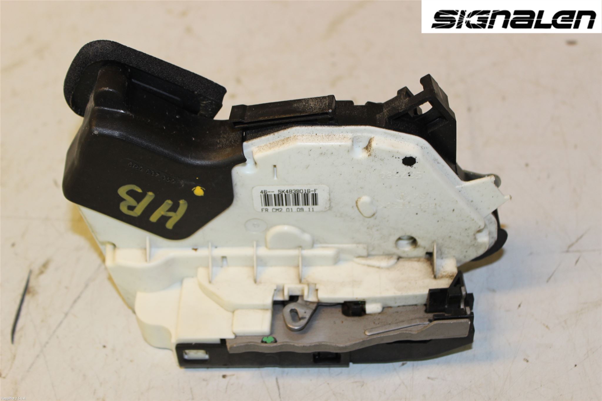 Volkswagen VW POLO 10-17 Dørlås - Låsekasse