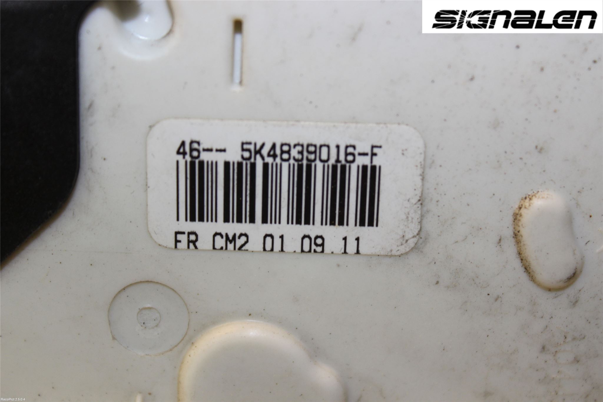 Volkswagen VW POLO 10-17 Dørlås - Låsekasse