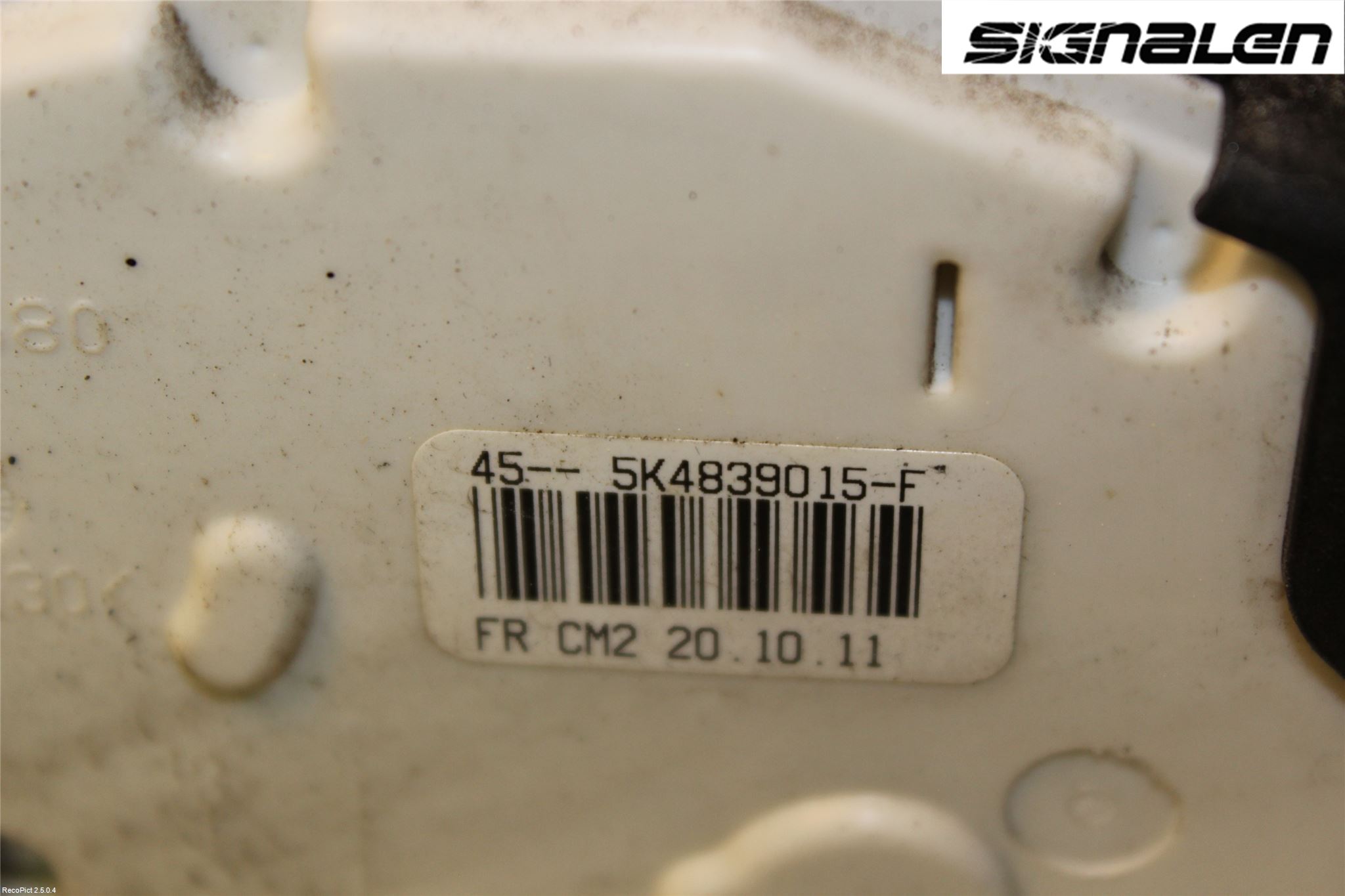 Volkswagen VW POLO 10-17 Dørlås - Låsekasse