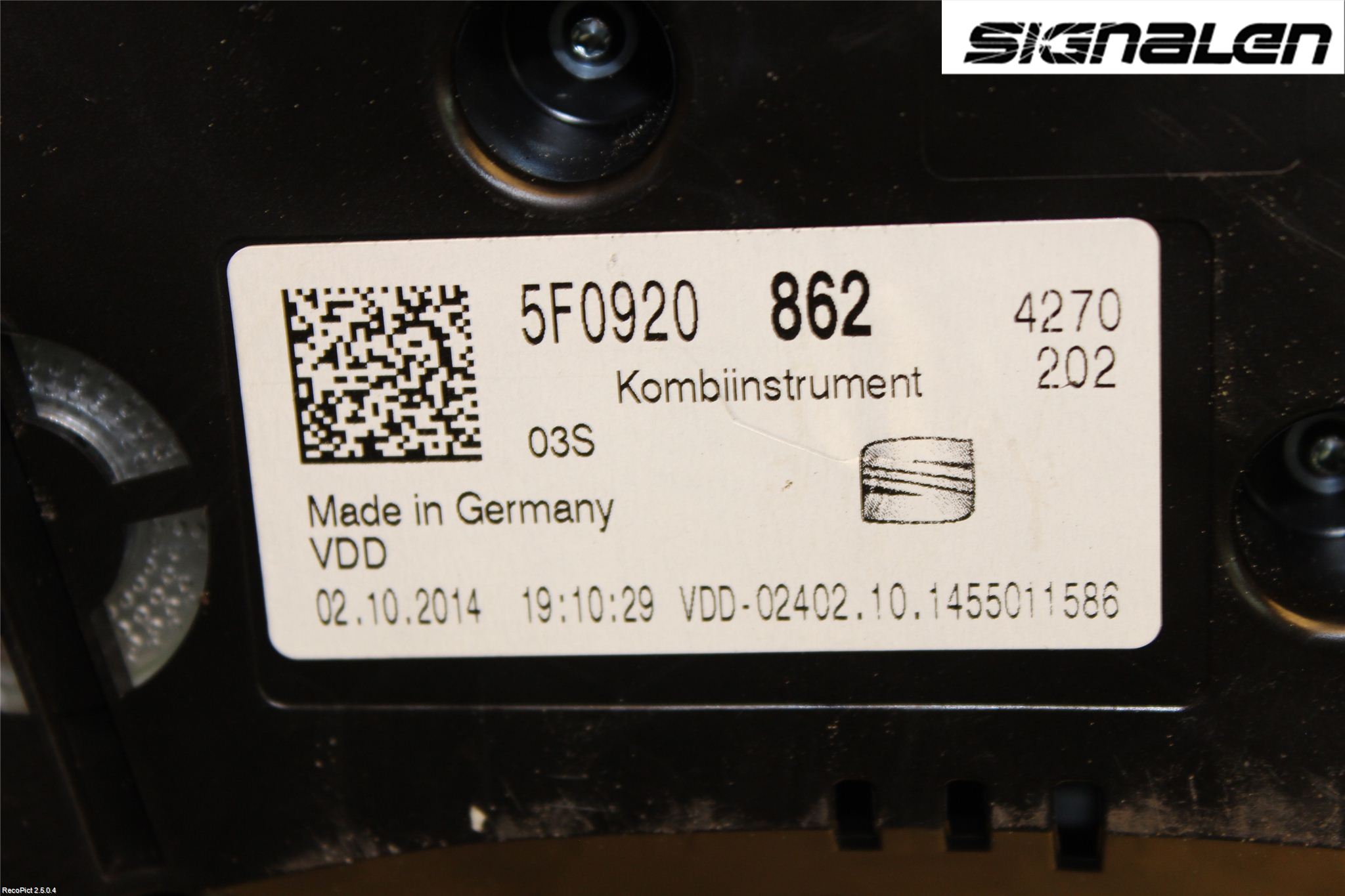 Seat LEON 13-20 Instr Kombinert