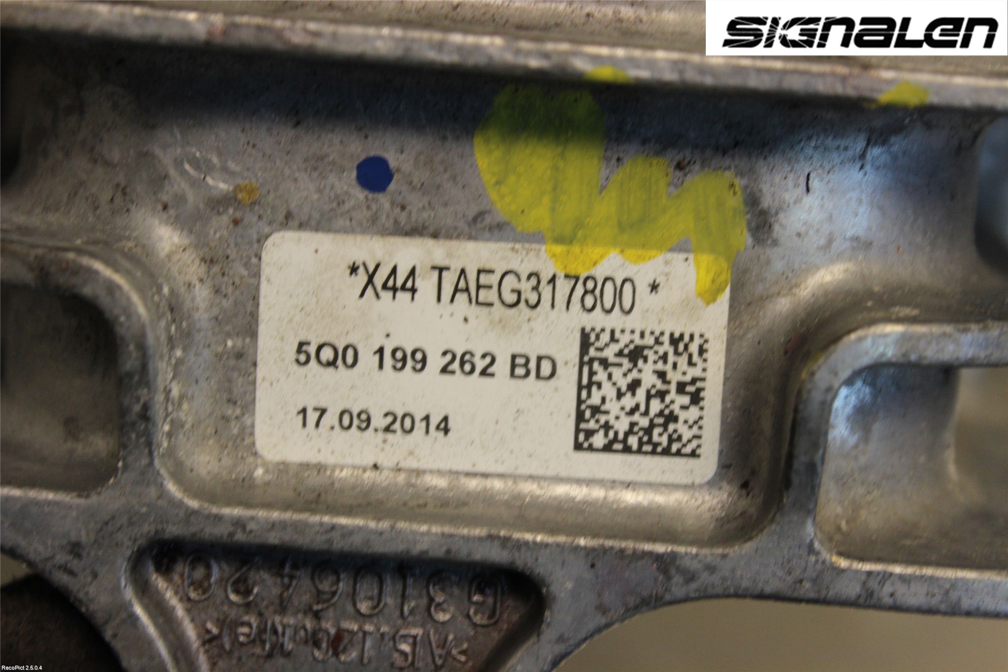 Seat LEON 13-20 Motor Feste Gummi
