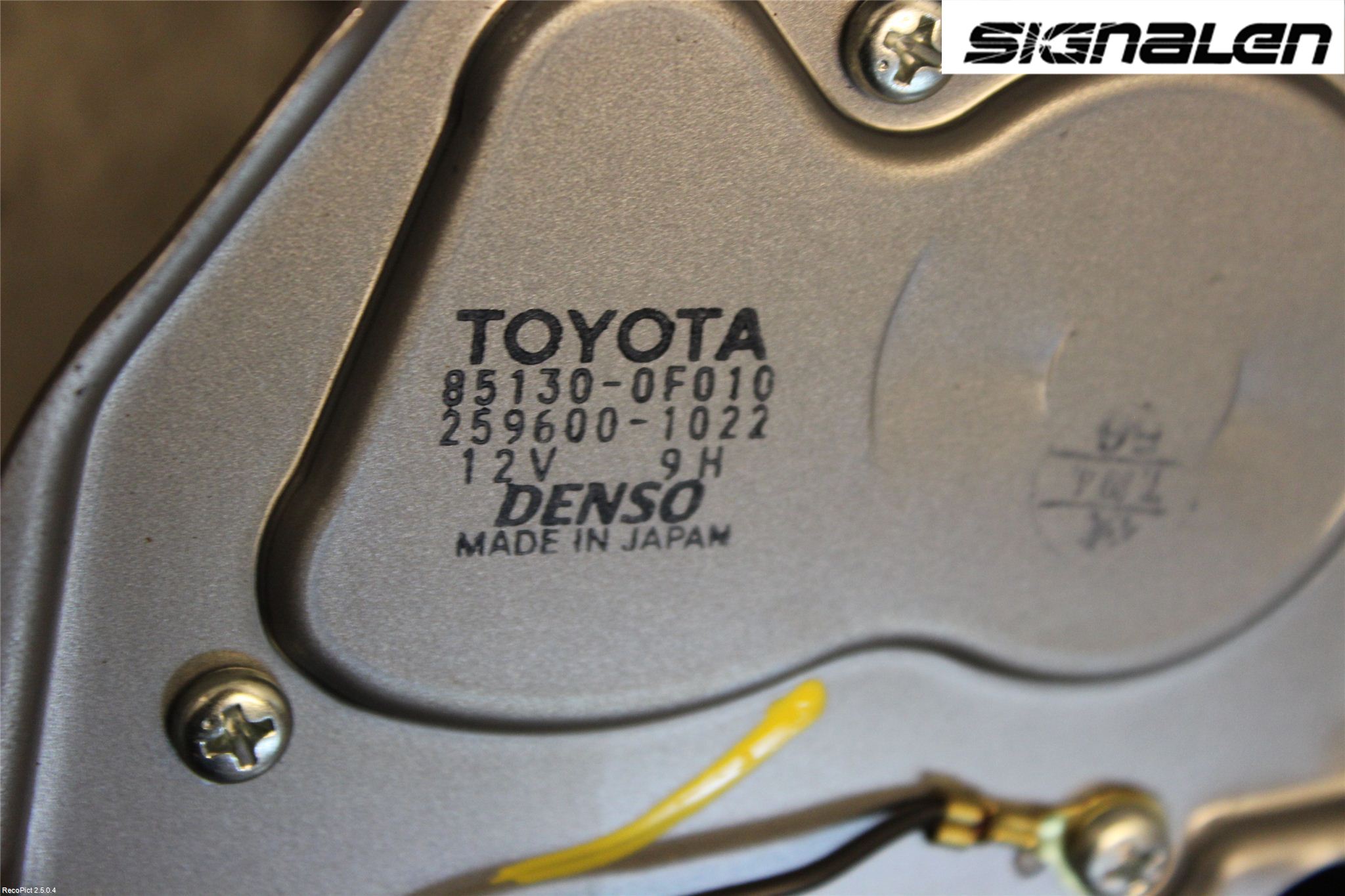 Toyota COROLLA VERSO 04-07 Viskermotor Bakluke