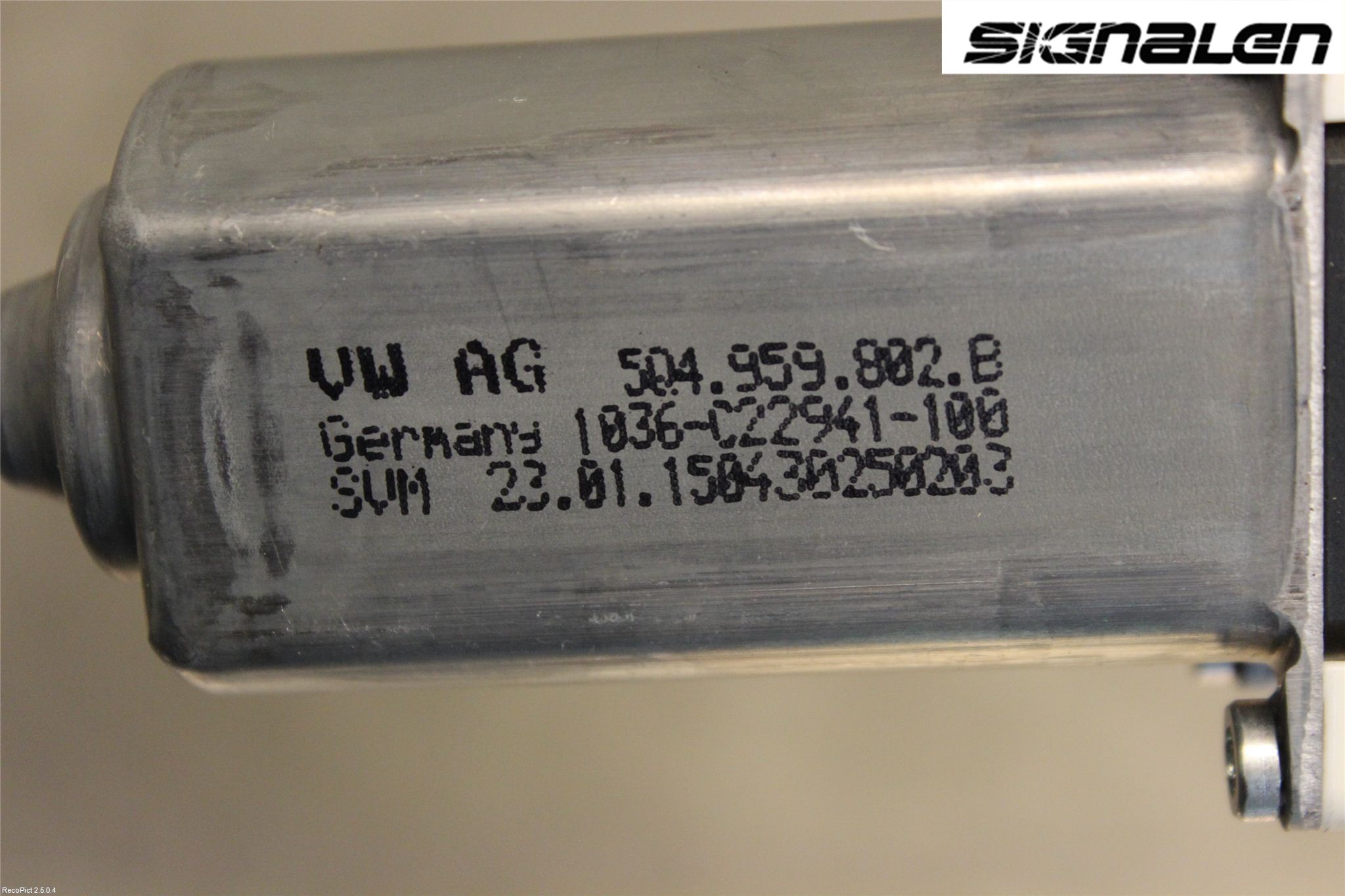 Volkswagen VW GOLF / E-GOLF VII 13-20 Vindusheismotor