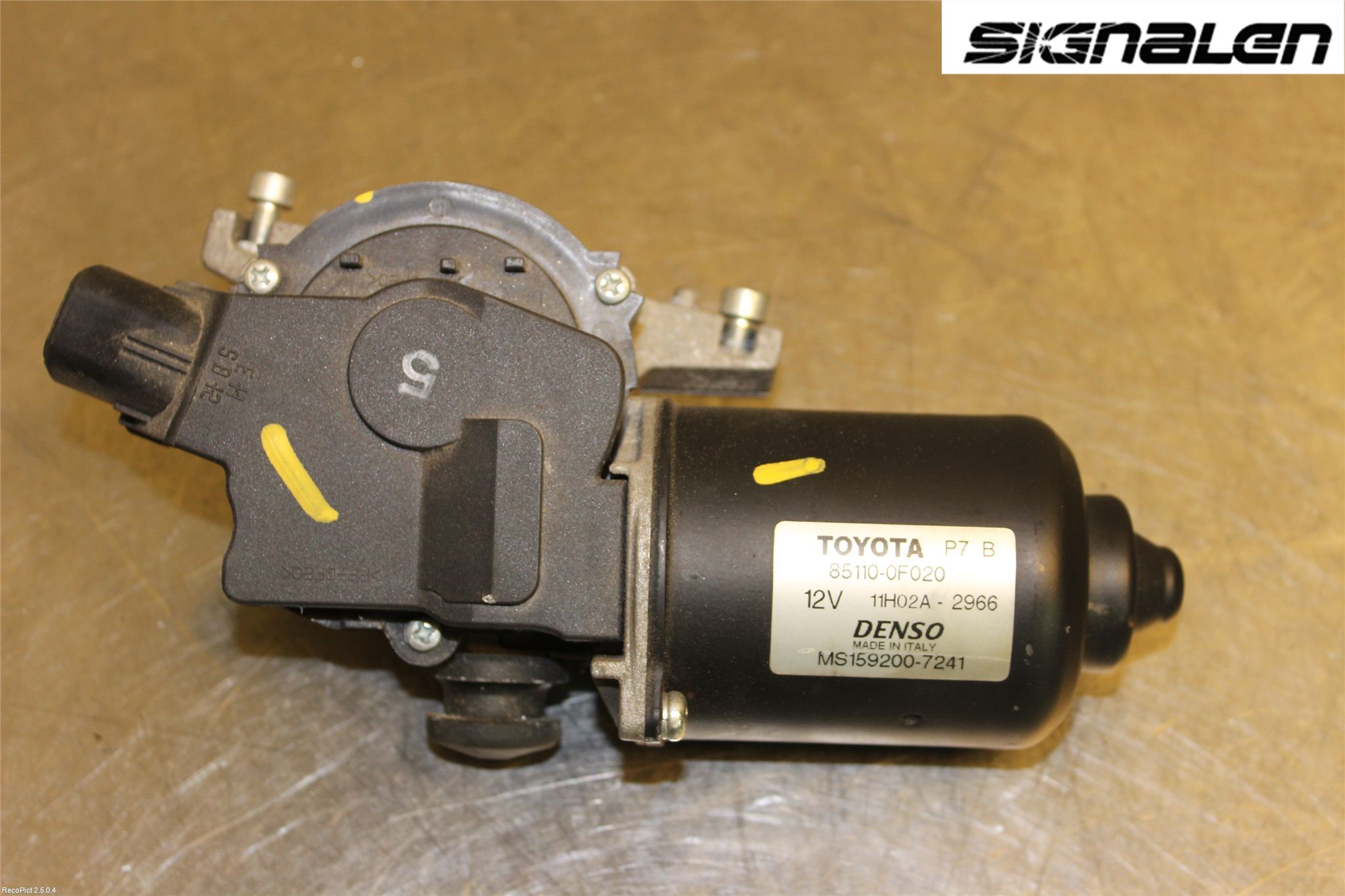 Toyota COROLLA VERSO 04-07 Viskermotor Frontrute