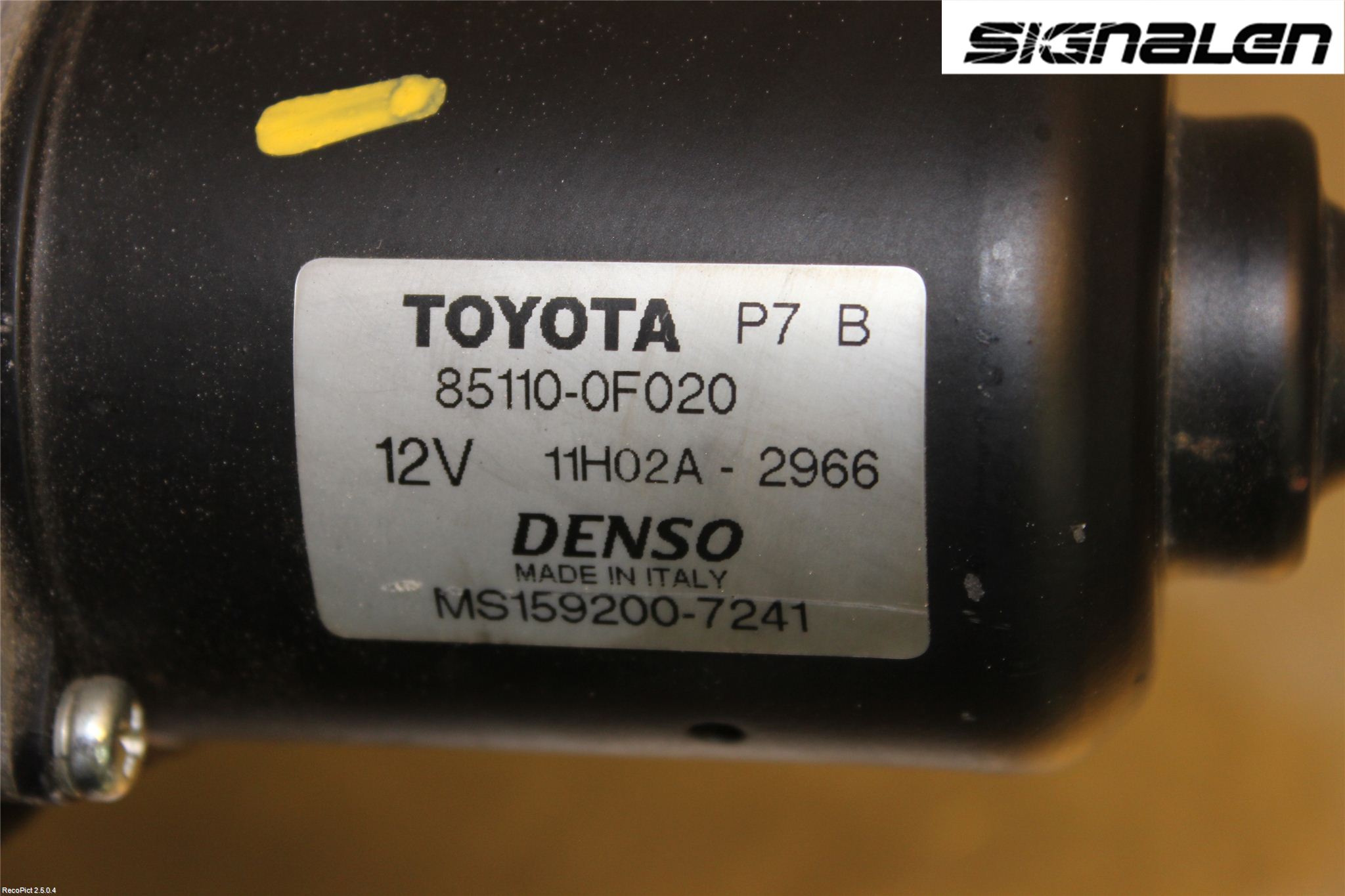 Toyota COROLLA VERSO 04-07 Viskermotor Frontrute