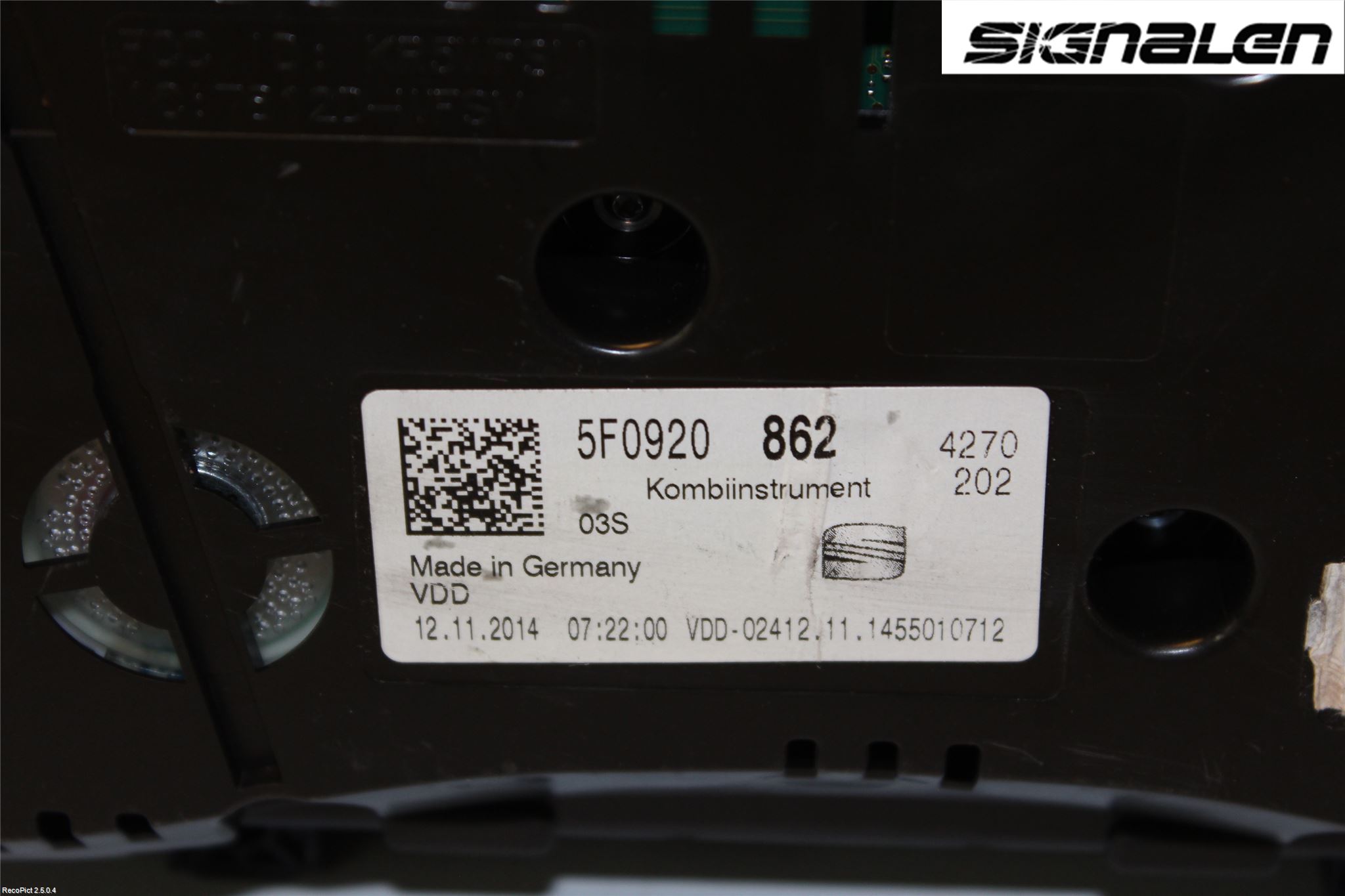 Seat LEON 13-20 Instr Kombinert