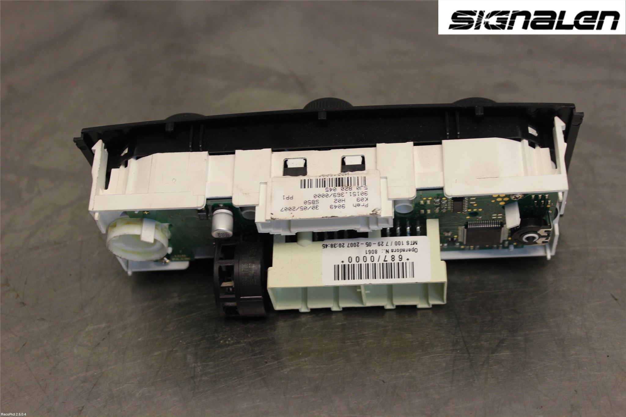 Skoda ROOMSTER Varme Ac Betjening-Display