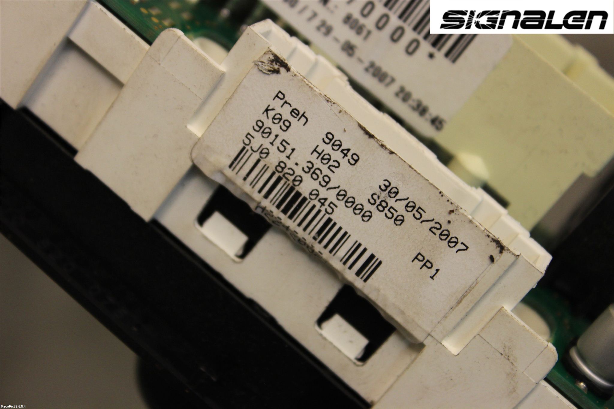 Skoda ROOMSTER Varme Ac Betjening-Display
