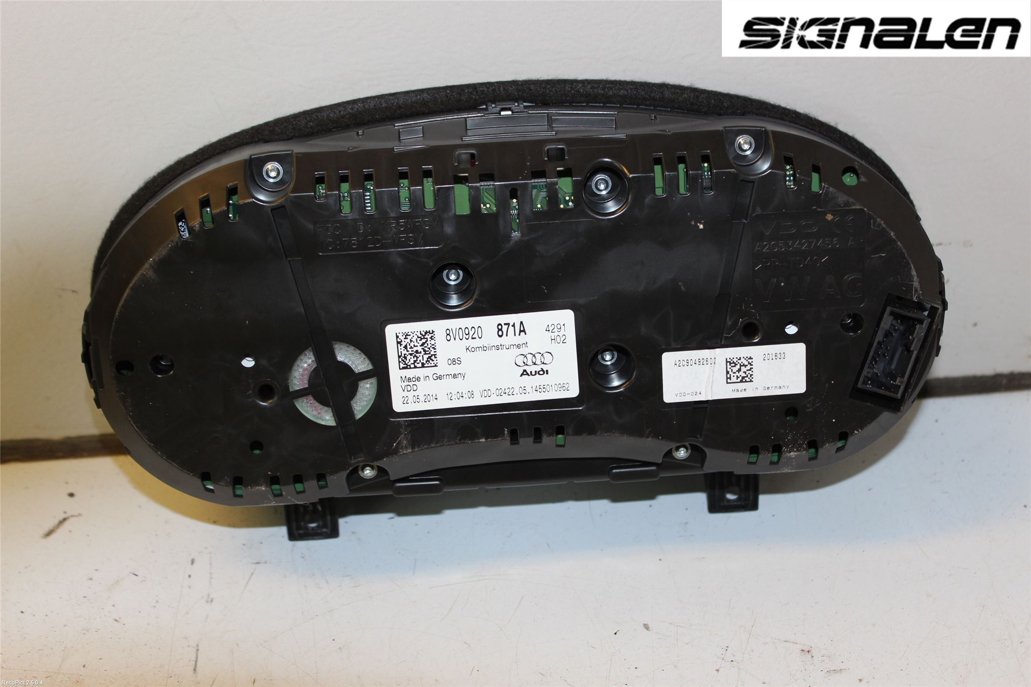 Audi A3/S3 8V 13-20 Instr Kombinert