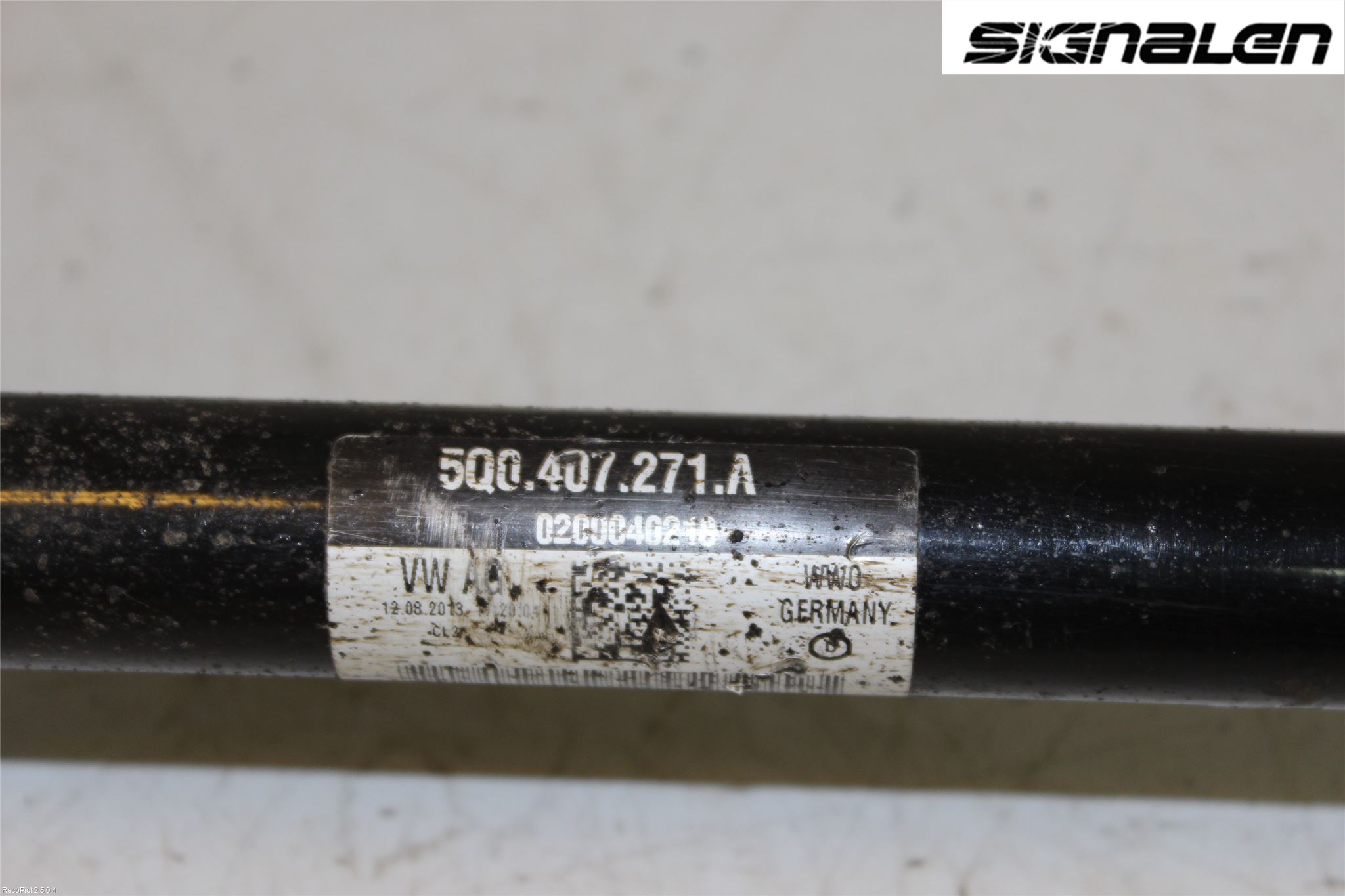 Volkswagen VW GOLF / E-GOLF VII 13-20 Drivaksel Foran Kompl Venstre