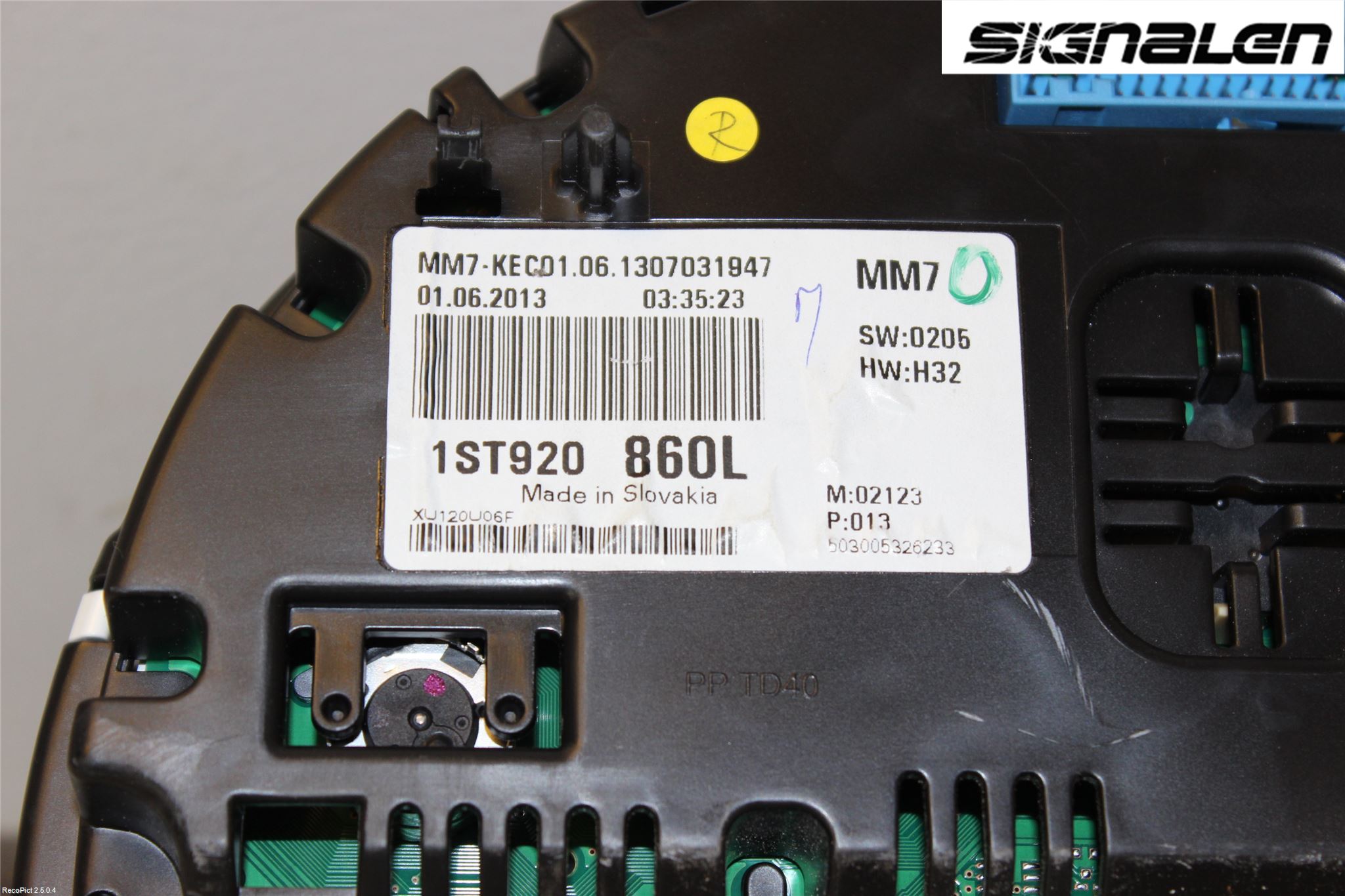 Skoda CITIGO / CITIGO E IV Instr Kombinert