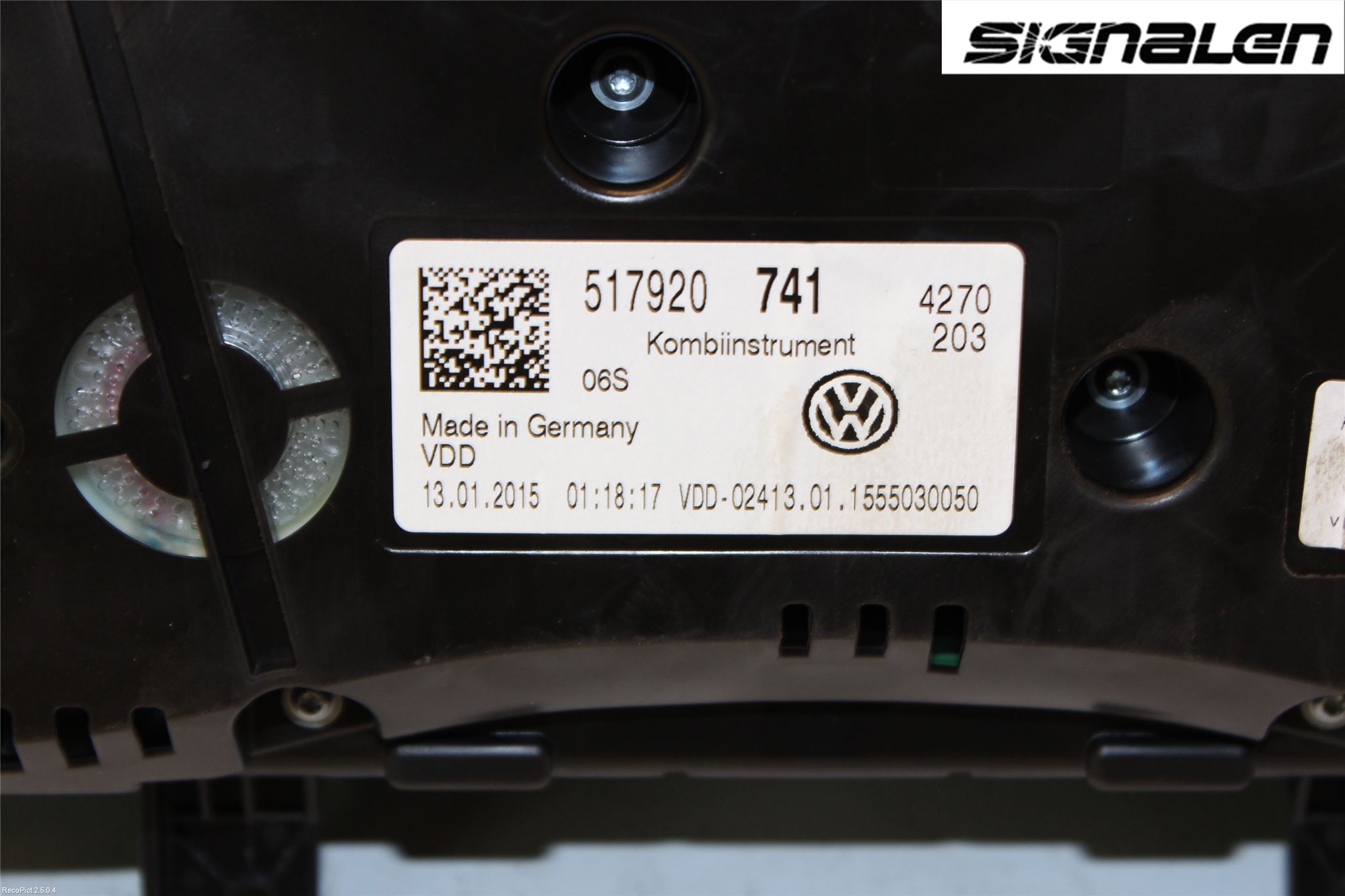 Volkswagen VW GOLF SPORTSVAN 15-20 Instr Kombinert