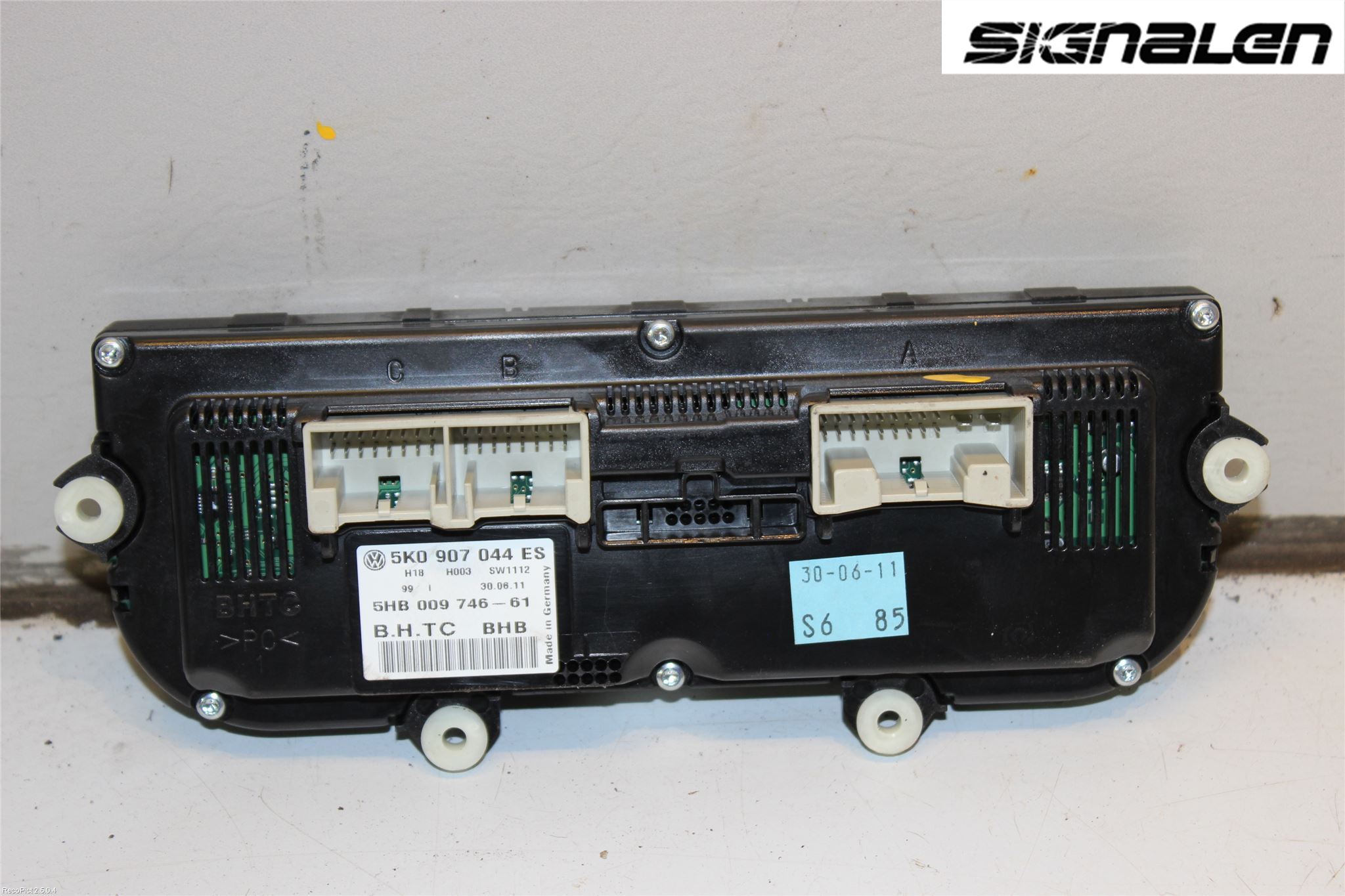 Volkswagen VW PASSAT 11-14 Varme Ac Betjening-Display