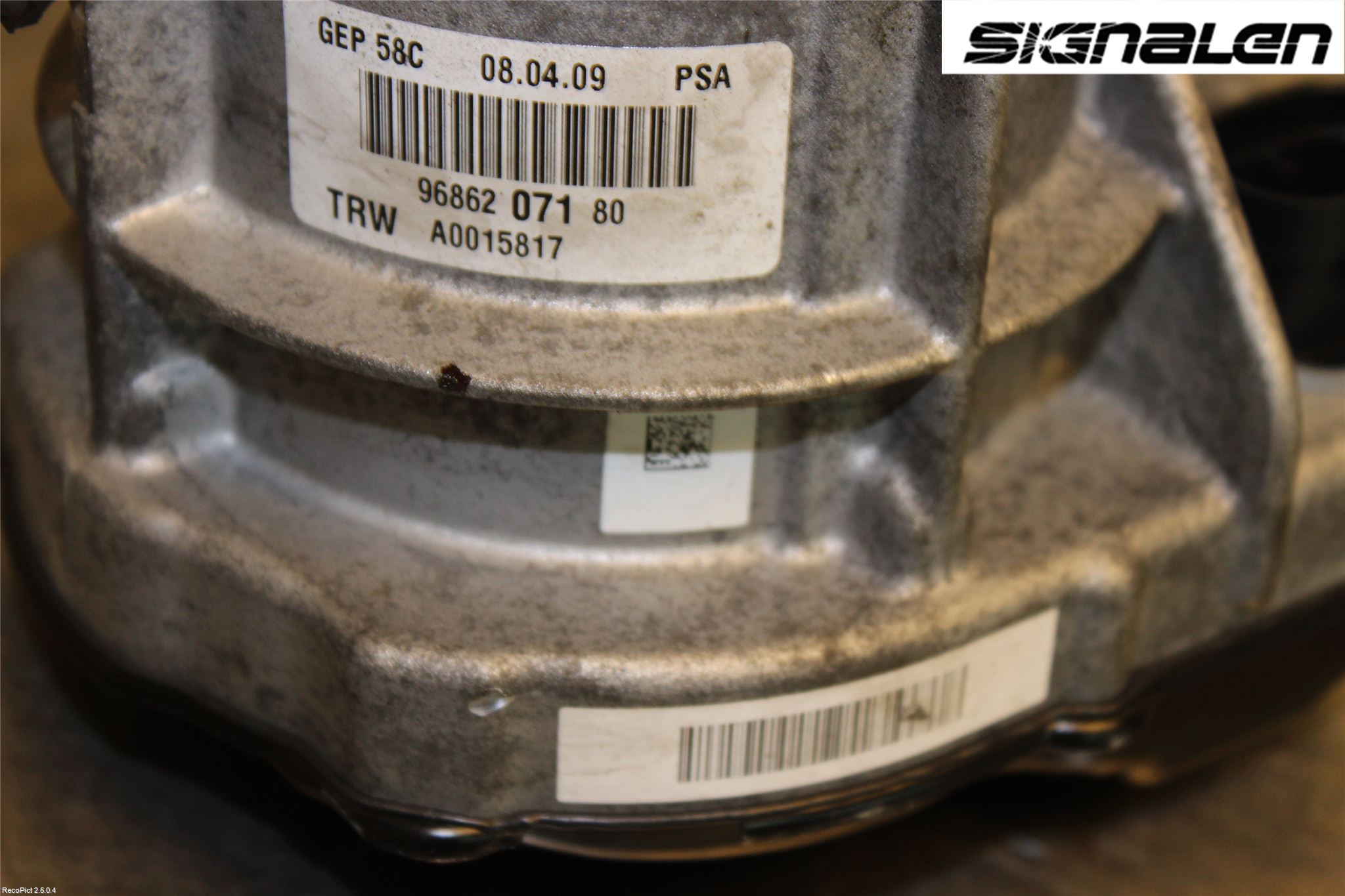 Peugeot 308 08-13 Servostyring Eletrisk Pumpe
