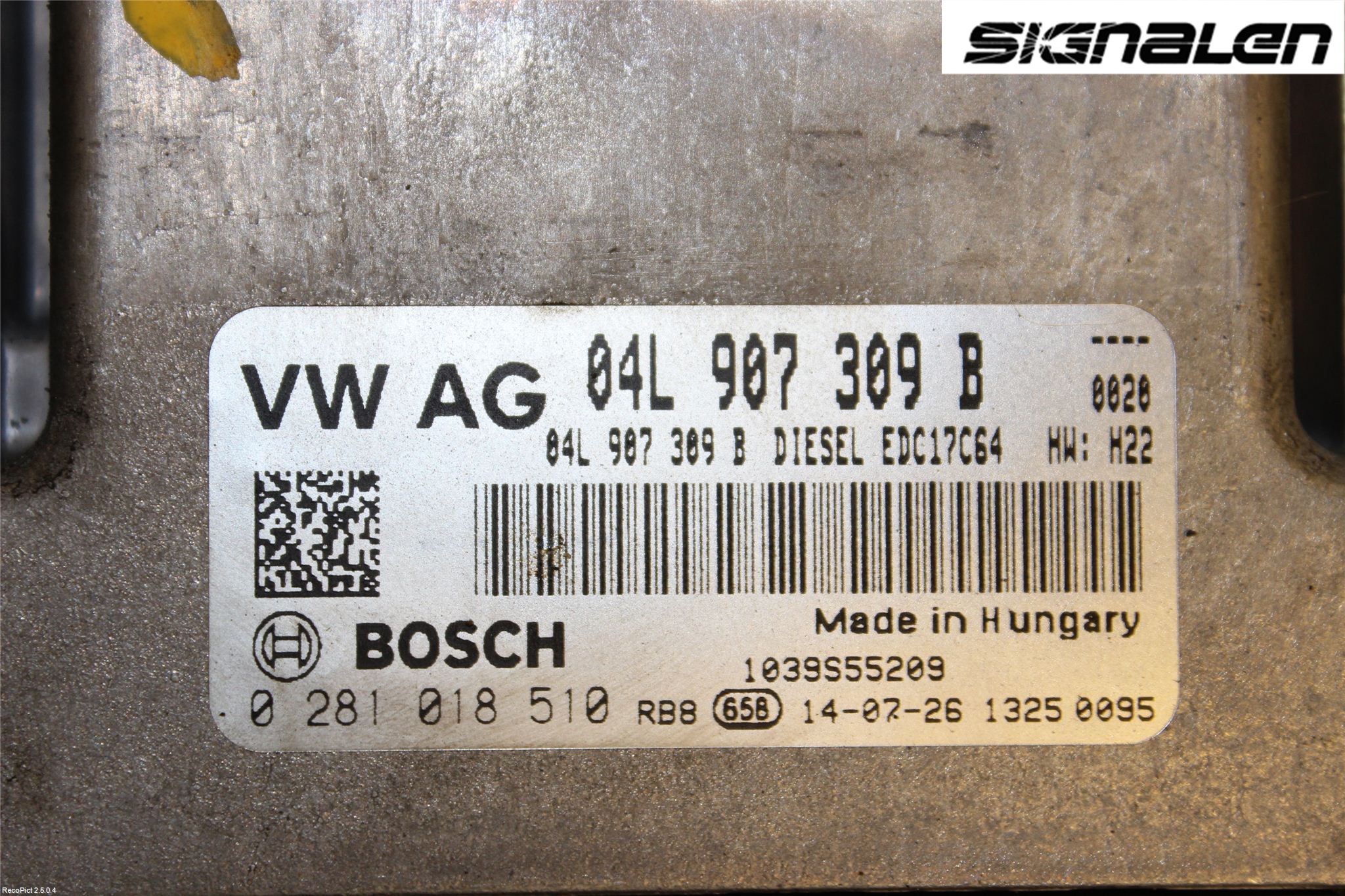 Volkswagen VW GOLF / E-GOLF VII 13-20 Styreenhet Innsprøytning