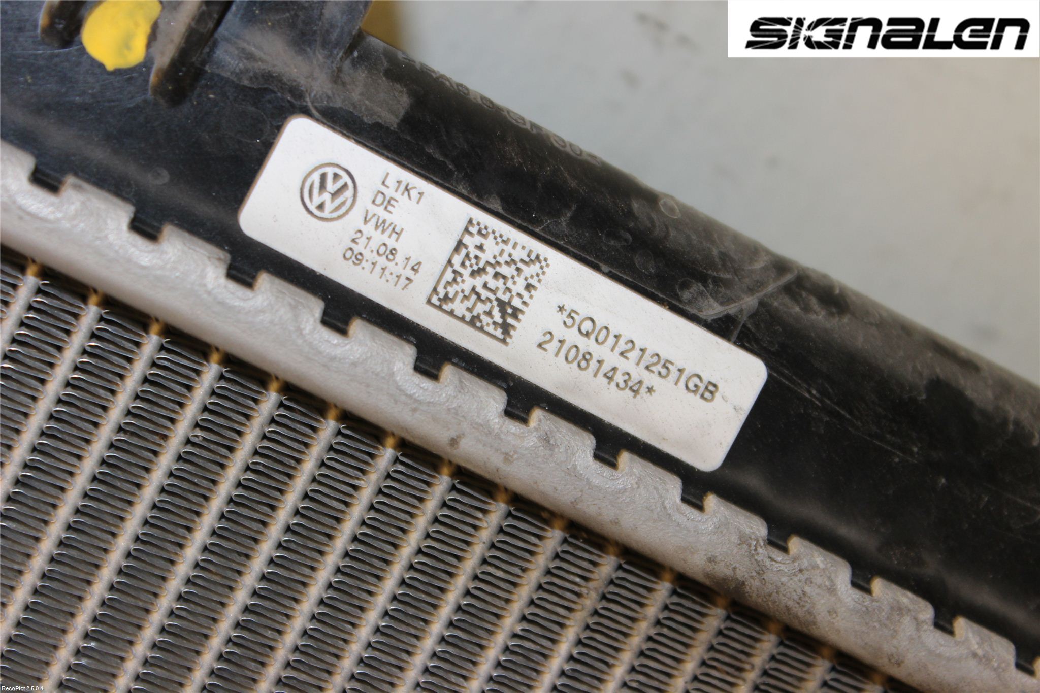 Volkswagen VW GOLF / E-GOLF VII 13-20 Radiator Manuell