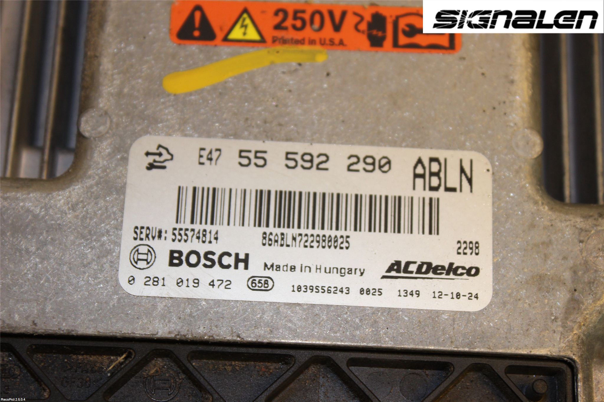 Opel INSIGNIA 09-16 Styreenhet Innsprøytning