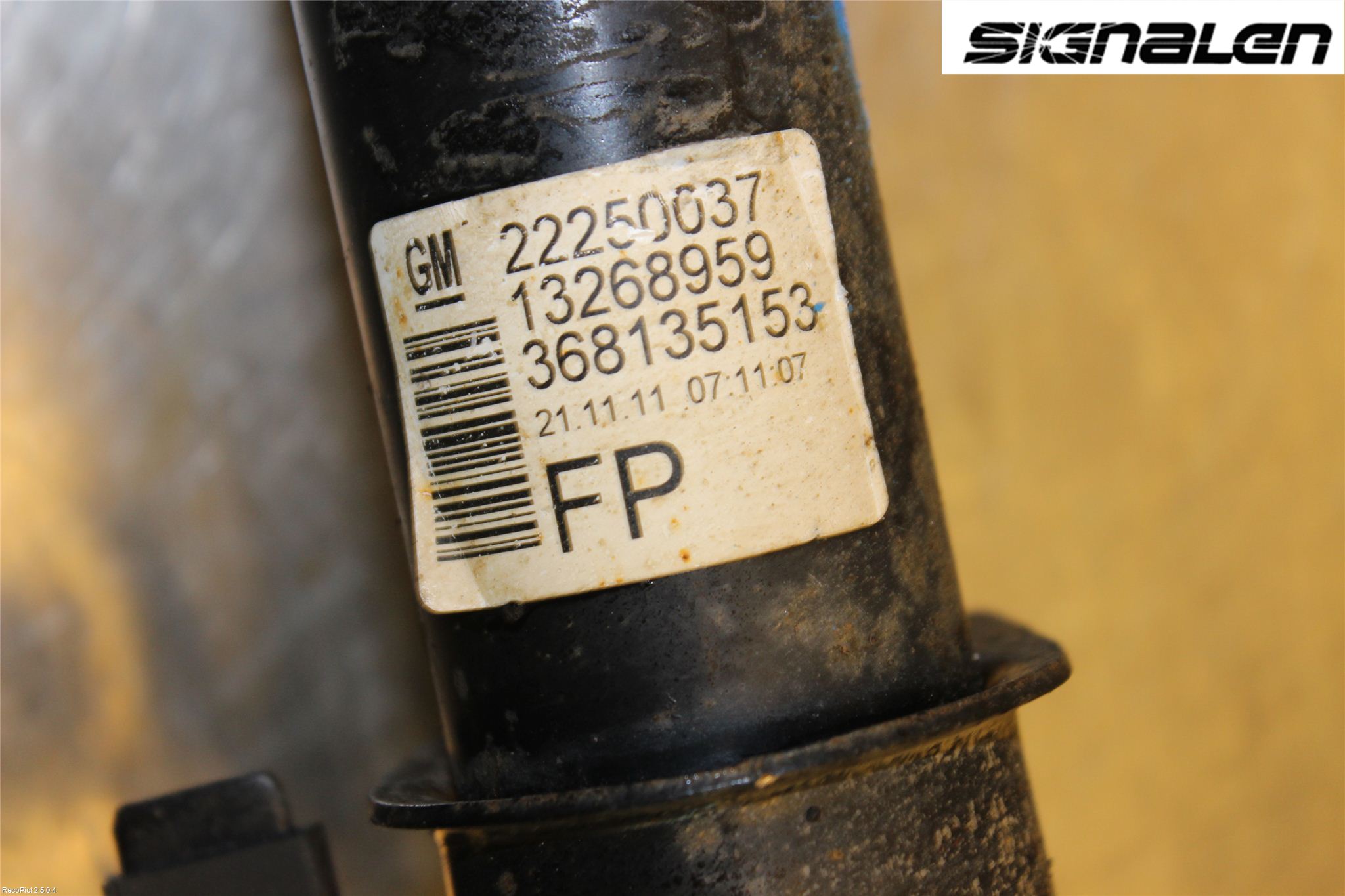 Opel MERIVA B 10-17 Fjærbein Foran Høyre