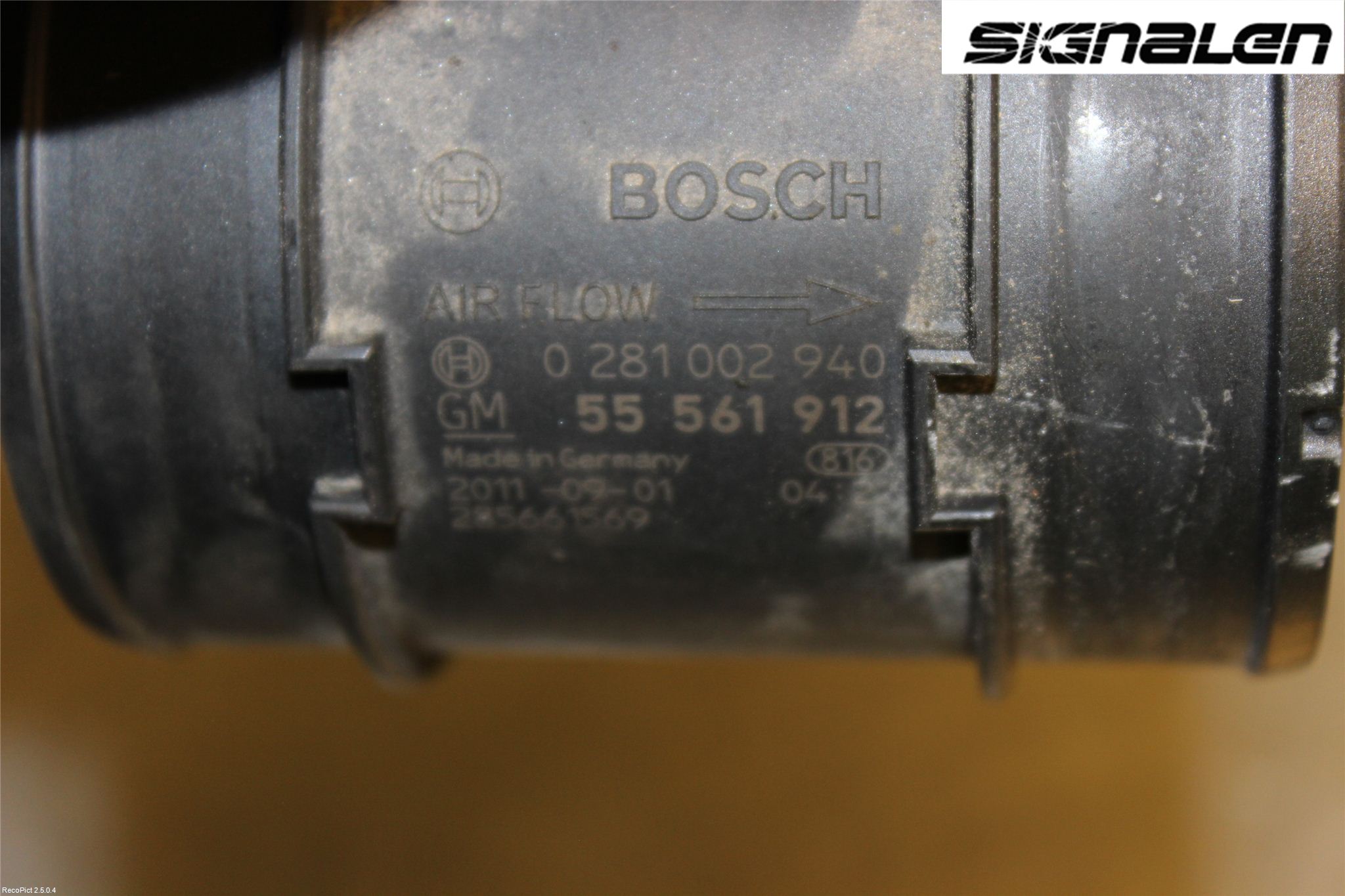 Opel ASTRA J 10-15 Inns Luftmassemåler